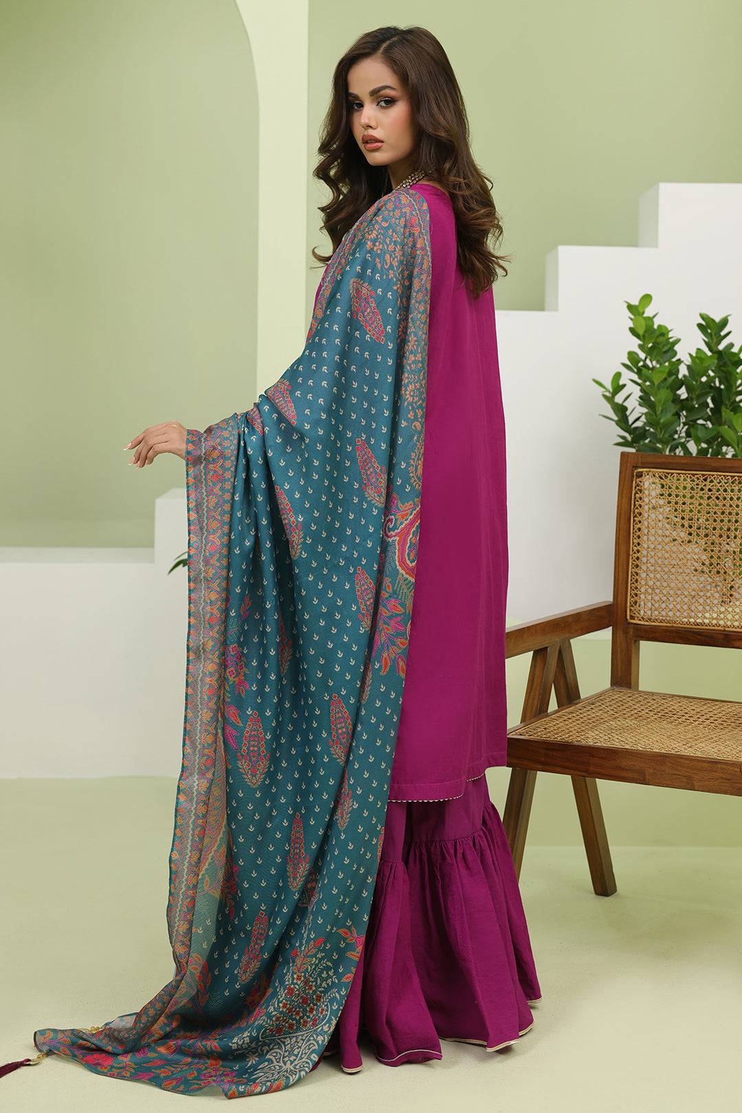 Zellbury | Unstitched 3 Piece Cambric | Embroidered Shirt Shalwar Dupatta - 1269 by Maria Faisal - Registered Vendor of : Zellbury Women - type : Signature Unstitched - 100% original wedding dresses