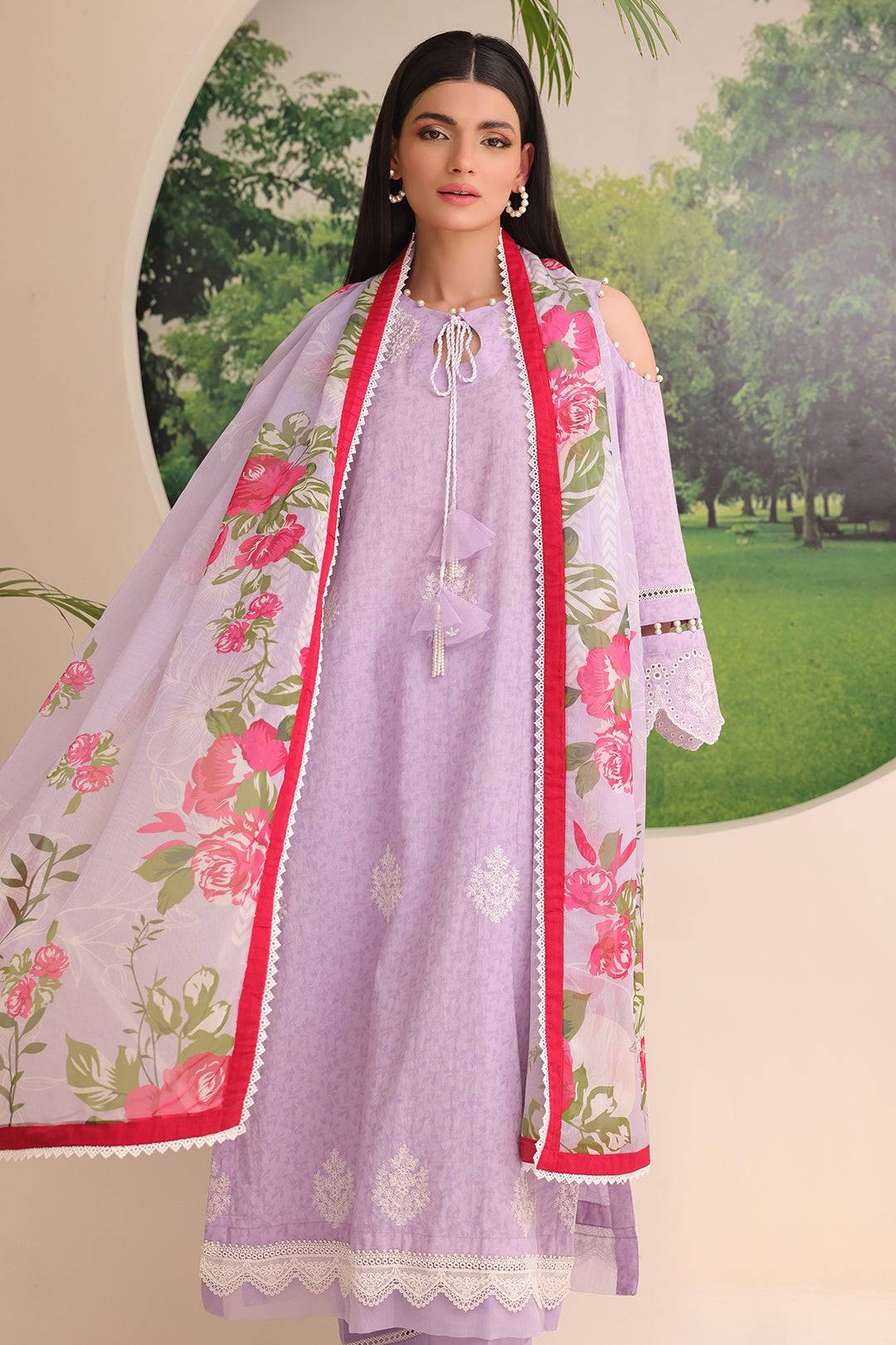 Zellbury | Unstitched 3 Piece Jacquard | Embroidered Shirt Shalwar Dupatta - 1764 by Maria Faisal - Registered Vendor of : Zellbury Women - type : Essential Unstitched - 100% original wedding dresses