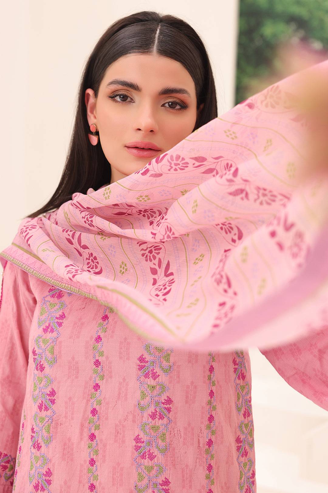Zellbury | Unstitched 3 Piece Jacquard | Embroidered Shirt Shalwar Dupatta - 1765 by Maria Faisal - Registered Vendor of : Zellbury Women - type : Essential Unstitched - 100% original wedding dresses