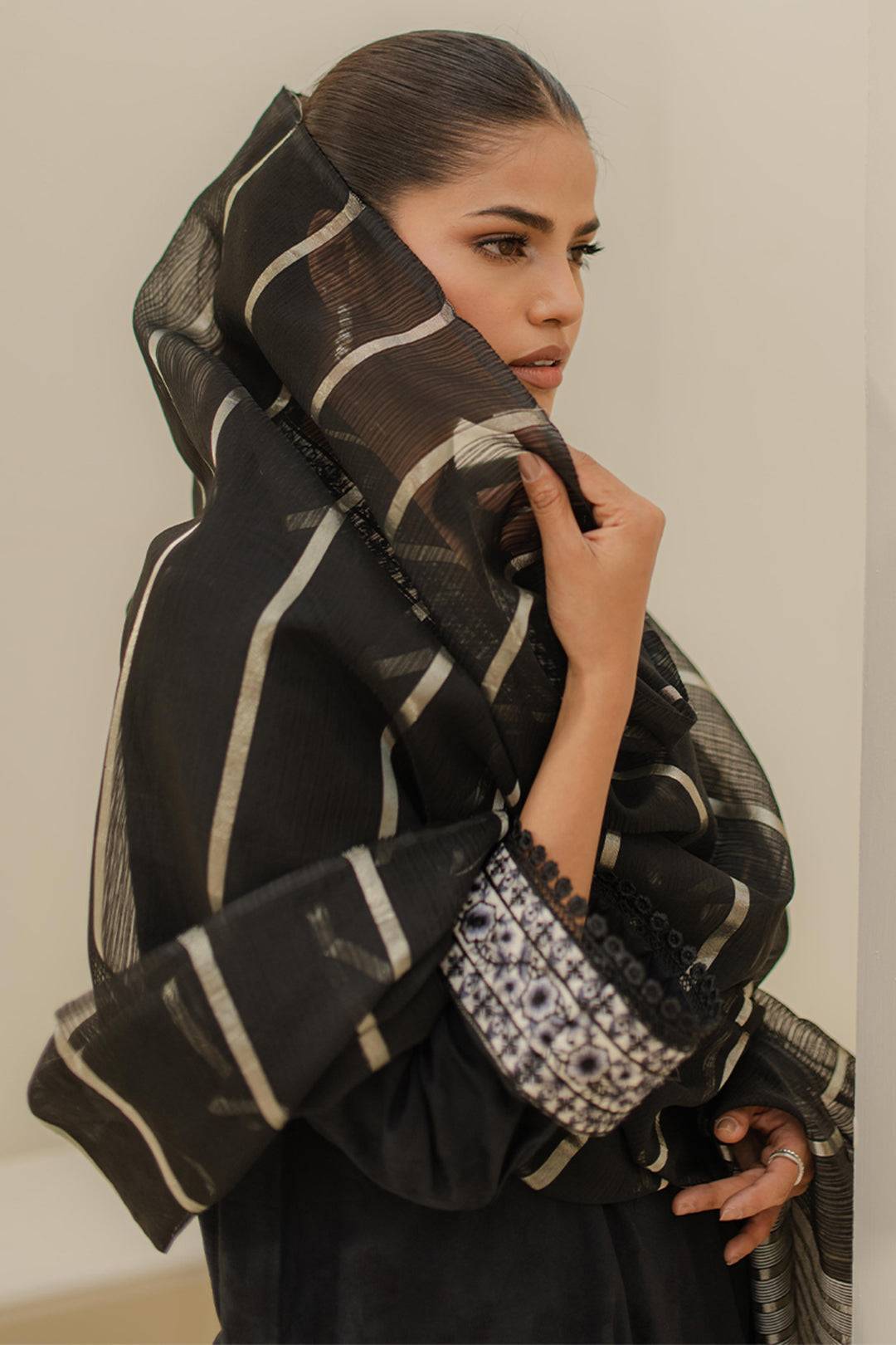 Zellbury | Unstitched 3 Piece Green | Embroidered Shirt Shalwar Dupatta - 1768 by Maria Faisal - Registered Vendor of : Zellbury Women - type : Essential Unstitched - 100% original wedding dresses