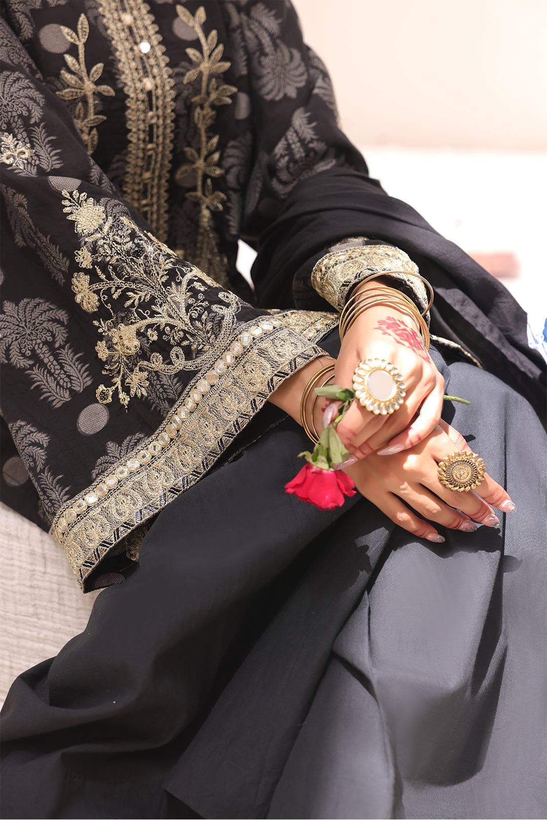 Zellbury | Unstitched 3 Piece Jacquard | Embroidered Shirt Shalwar Dupatta - 1806 by Maria Faisal - Registered Vendor of : Zellbury Women - type : Signature Unstitched - 100% original wedding dresses