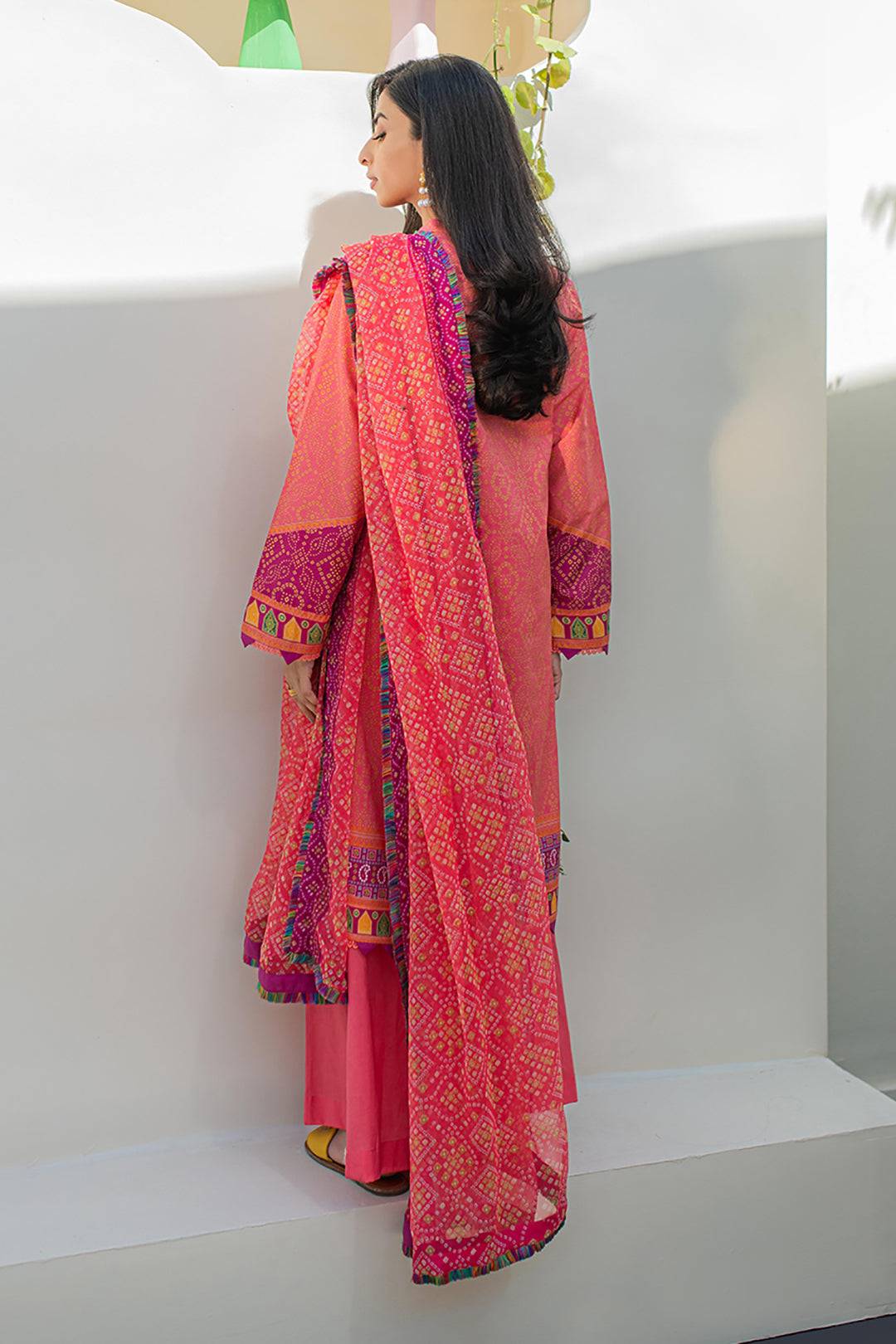 Zellbury | Unstitched 2 Piece Lawn | Shirt Dupatta - 1150 by Maria Faisal - Registered Vendor of : Zellbury Women - type : Essential Unstitched - 100% original wedding dresses