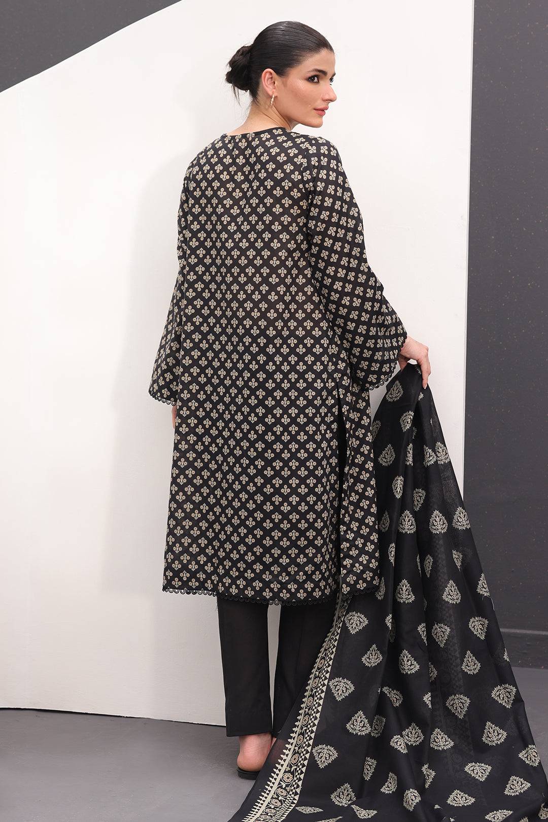 Zellbury | Unstitched 3 Piece Lawn | Shirt Shalwar Dupatta - 1507 by Maria Faisal - Registered Vendor of : Zellbury Women - type : Essential Unstitched - 100% original wedding dresses