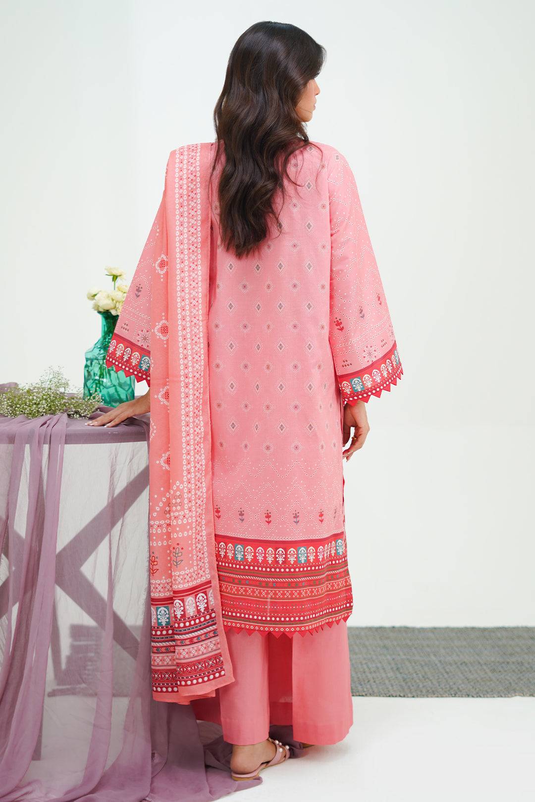 Zellbury | Unstitched 3 Piece Lawn | Shirt Shalwar Dupatta - 1719 by Maria Faisal - Registered Vendor of : Zellbury Women - type : Essential Unstitched - 100% original wedding dresses