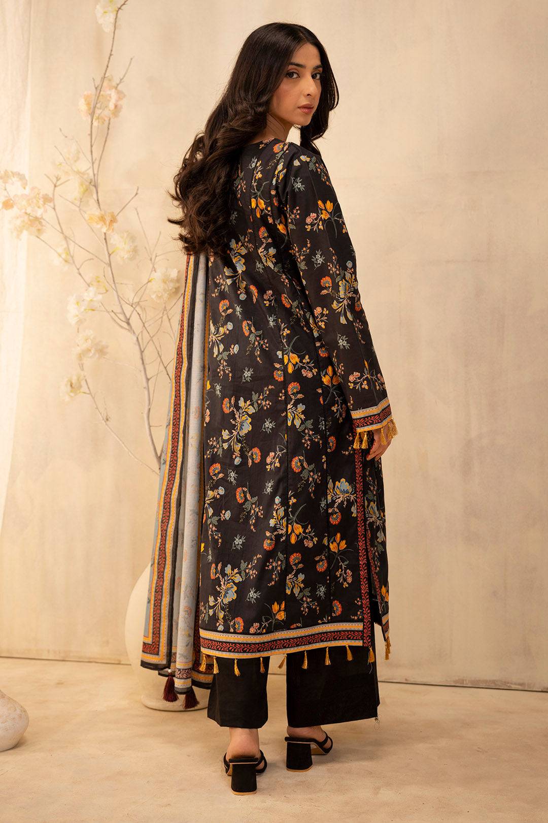 Zellbury | Unstitched 2 Piece Lawn | Shirt Dupatta - 0007 by Maria Faisal - Registered Vendor of : Zellbury Women - type : Essential Unstitched - 100% original wedding dresses