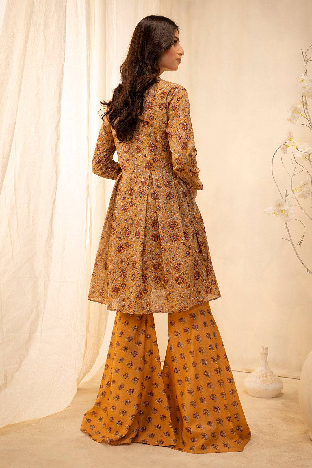 Zellbury | Unstitched 2 Piece Lawn | Shirt Shalwar - 0101 by Maria Faisal - Registered Vendor of : Zellbury Women - type : Essential Unstitched - 100% original wedding dresses
