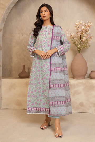 Zellbury | Unstitched 3 Piece Lawn | Shirt Shalwar Dupatta - 0031 - Designer Dress with Intricate embroidery and embellishments. Shop elegent wedding dress at Maria Faisal.