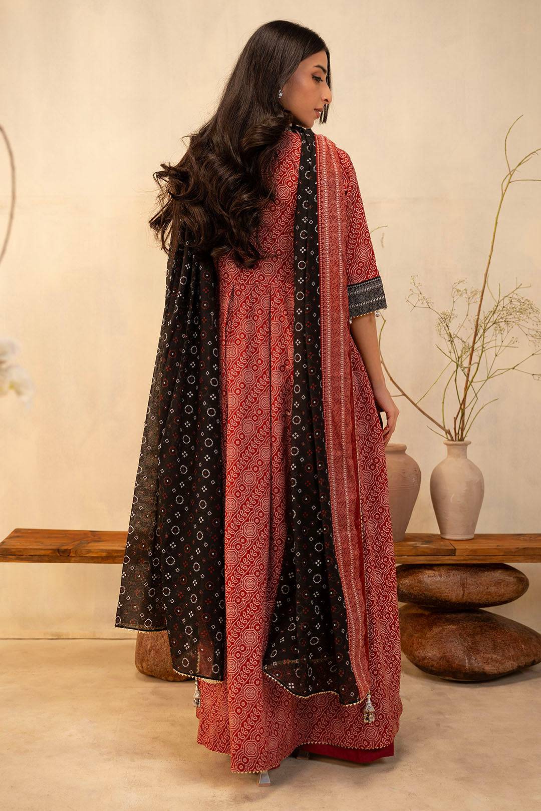 Zellbury | Unstitched 3 Piece Lawn | Shirt Shalwar Dupatta - 0033 by Maria Faisal - Registered Vendor of : Zellbury Women - type : Essential Unstitched - 100% original wedding dresses