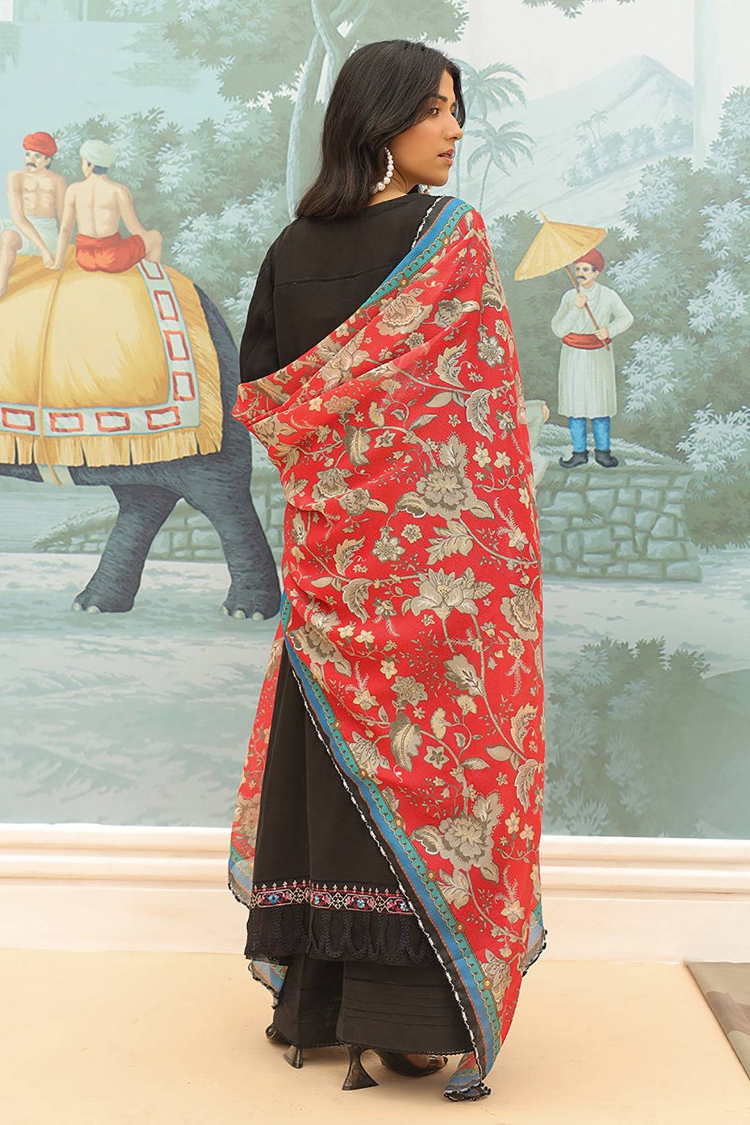 Zellbury | Unstitched 3 Piece Khaddar | Embroidered Shirt Shalwar Dupatta - 0776 by Maria Faisal - Registered Vendor of : Zellbury Women - type : Signature Unstitched - 100% original wedding dresses