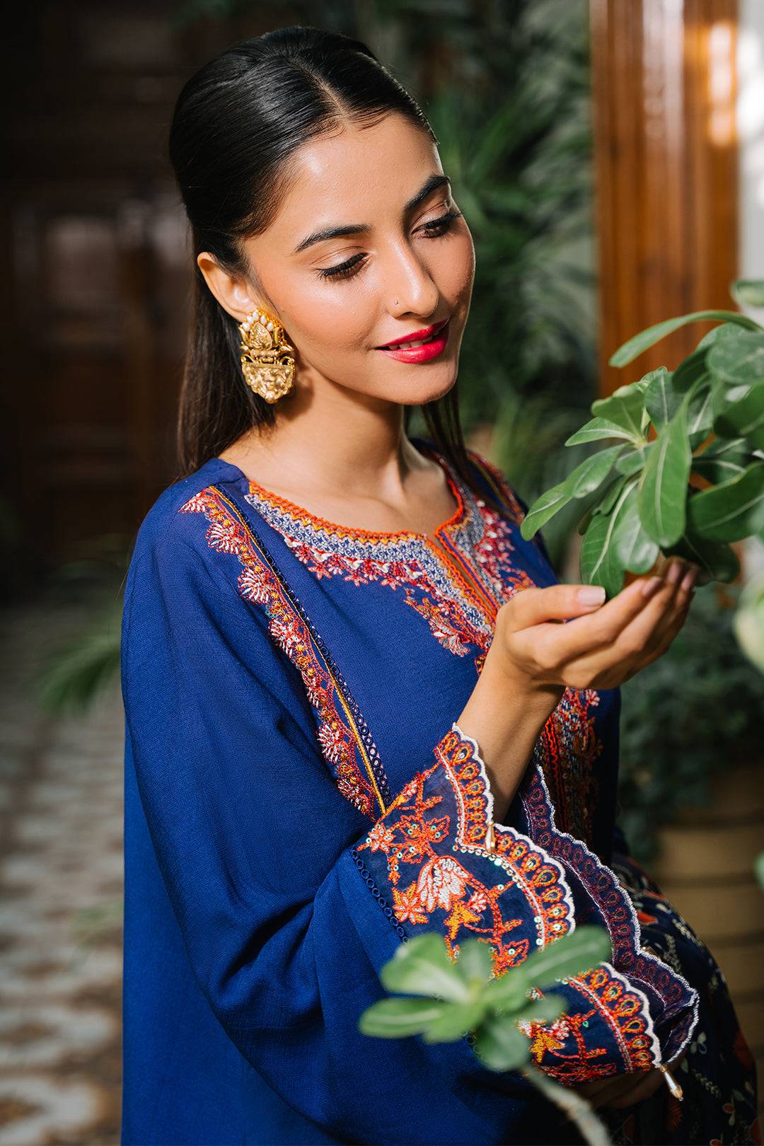 Zellbury | Unstitched 3 Piece Cotail | Embroidered Shirt Shalwar Dupatta - 0245 by Maria Faisal - Registered Vendor of : Zellbury Women - type : Signature Unstitched - 100% original wedding dresses