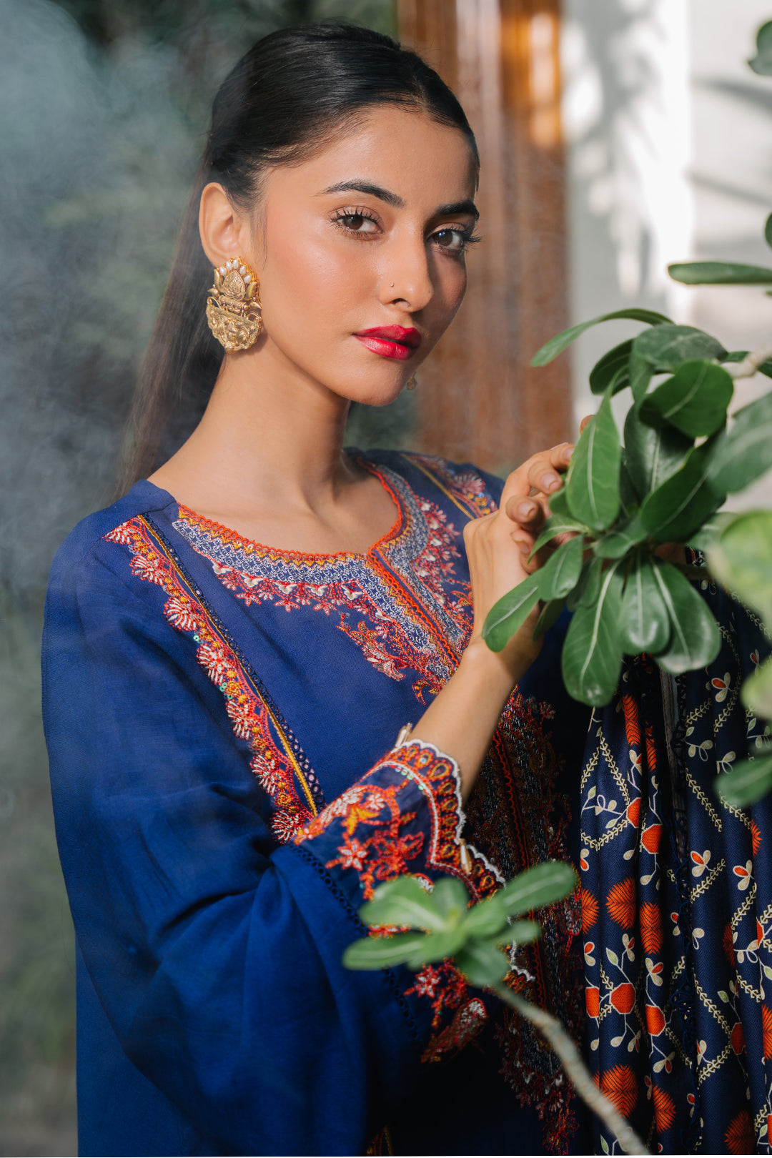 Zellbury | Unstitched 3 Piece Cotail | Embroidered Shirt Shalwar Dupatta - 0245 by Maria Faisal - Registered Vendor of : Zellbury Women - type : Signature Unstitched - 100% original wedding dresses