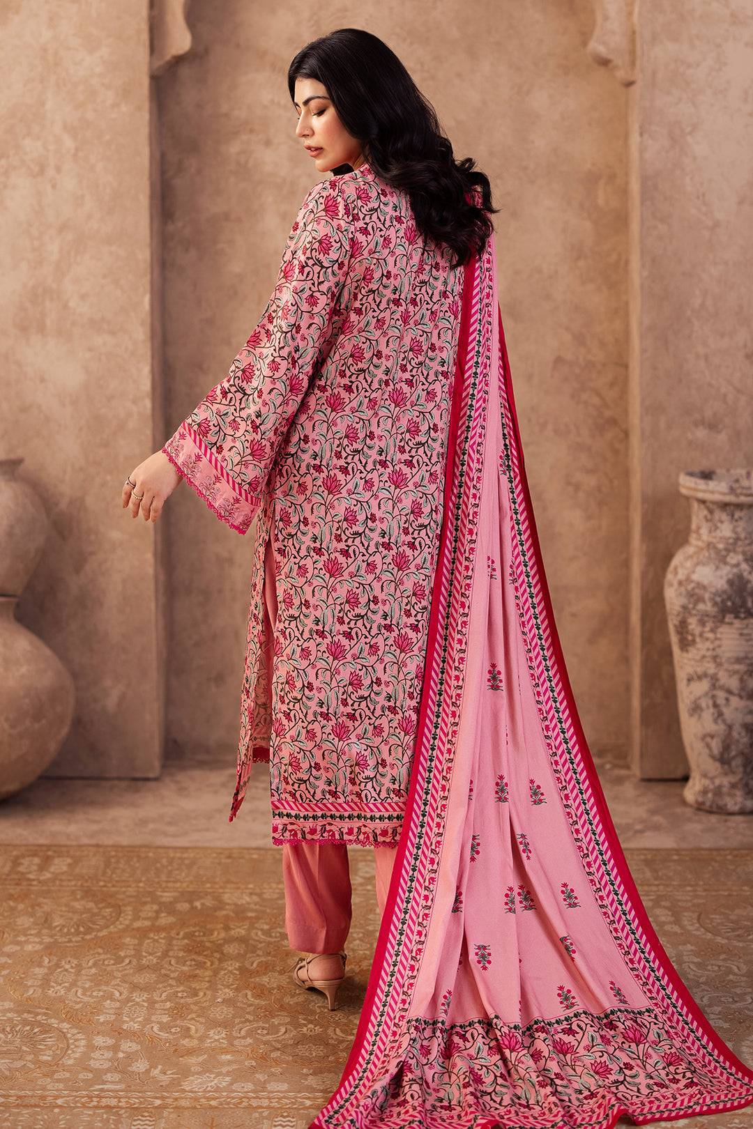 Zellbury | Unstitched 2 Piece Viscose | Shirt Dupatta - 0253 by Maria Faisal - Registered Vendor of : Zellbury Women - type : Essential Unstitched - 100% original wedding dresses