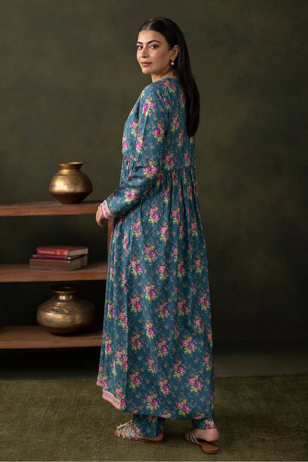 Zellbury | Unstitched 2 Piece Viscose | Shirt Shalwar - 0261 by Maria Faisal - Registered Vendor of : Zellbury Women - type : Essential Unstitched - 100% original wedding dresses