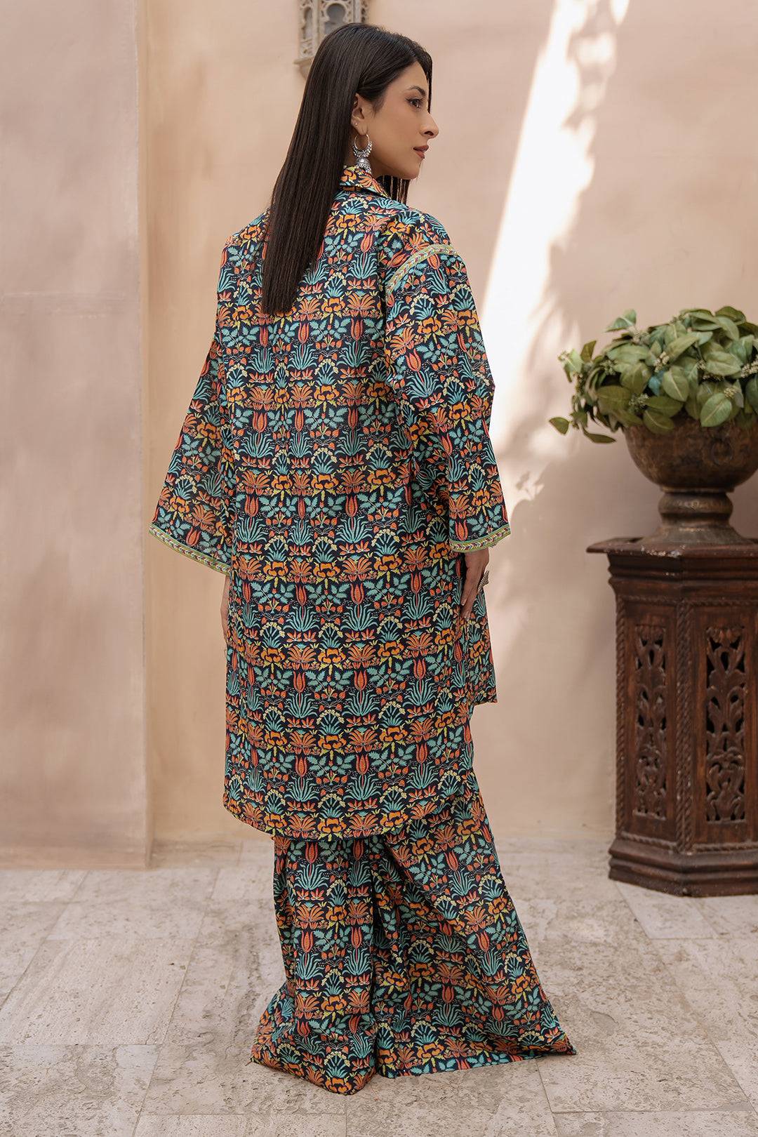 Zellbury | Unstitched 2 Piece Khaddar | Shirt Shalwar - 0433 by Maria Faisal - Registered Vendor of : Zellbury Women - type : Essential Unstitched - 100% original wedding dresses