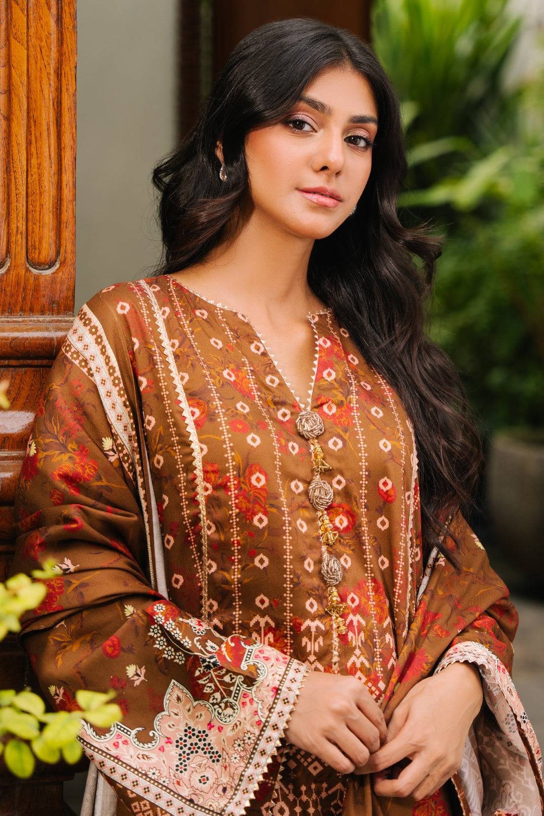 Zellbury | Unstitched 3 Piece Cotail | Shirt Shalwar Dupatta - 0217 by Maria Faisal - Registered Vendor of : Zellbury Women - type : Essential Unstitched - 100% original wedding dresses