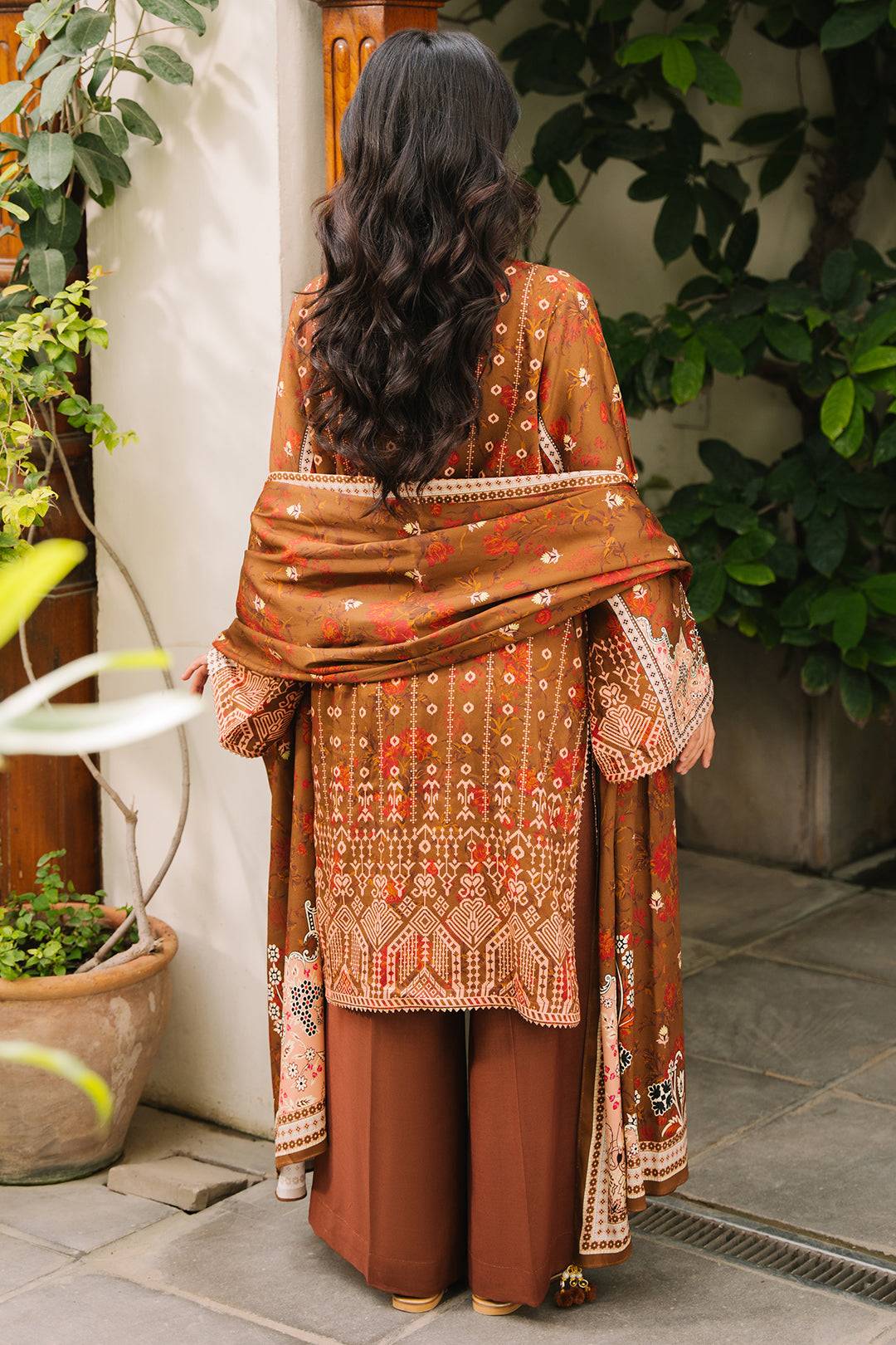 Zellbury | Unstitched 3 Piece Cotail | Shirt Shalwar Dupatta - 0217 by Maria Faisal - Registered Vendor of : Zellbury Women - type : Essential Unstitched - 100% original wedding dresses