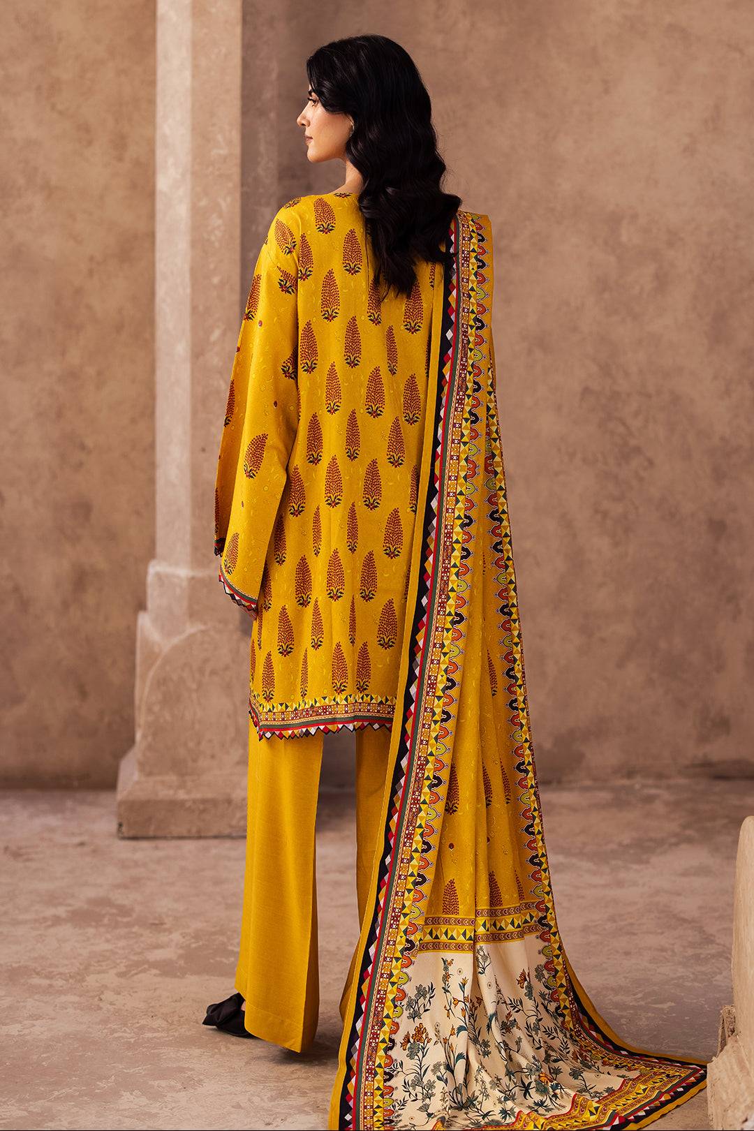 Zellbury | Unstitched 3 Piece Cotail | Shirt Shalwar Dupatta - 0218 by Maria Faisal - Registered Vendor of : Zellbury Women - type : Essential Unstitched - 100% original wedding dresses
