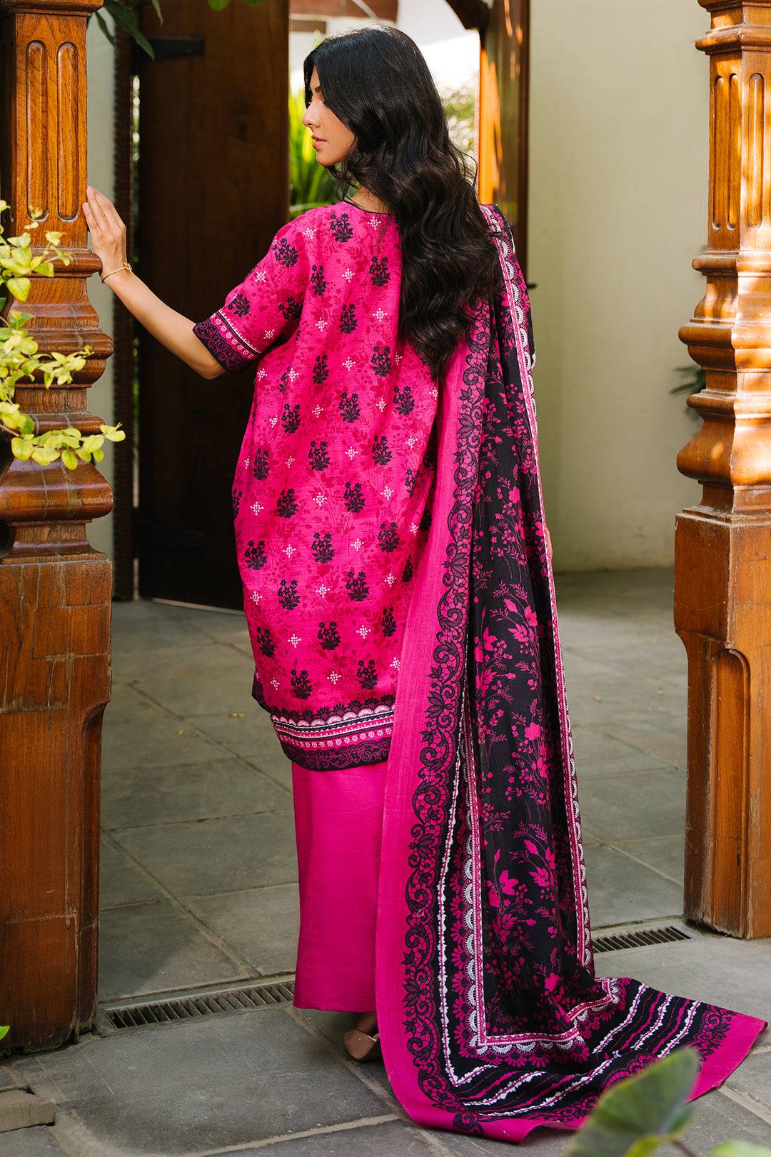 Zellbury | Unstitched 3 Piece Khaddar | Shirt Shalwar Dupatta - 0272 by Maria Faisal - Registered Vendor of : Zellbury Women - type : Essential Unstitched - 100% original wedding dresses