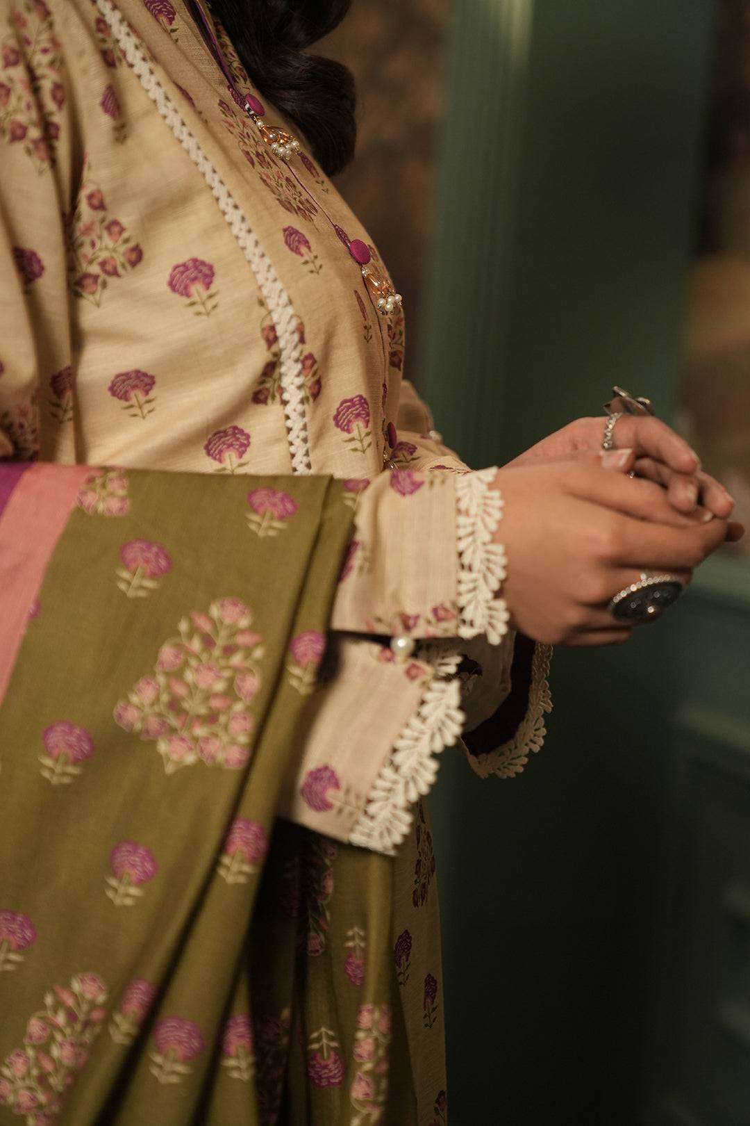 Zellbury | Unstitched 3 Piece Khaddar | Shirt Shalwar Dupatta - 0444 by Maria Faisal - Registered Vendor of : Zellbury Women - type : Essential Unstitched - 100% original wedding dresses