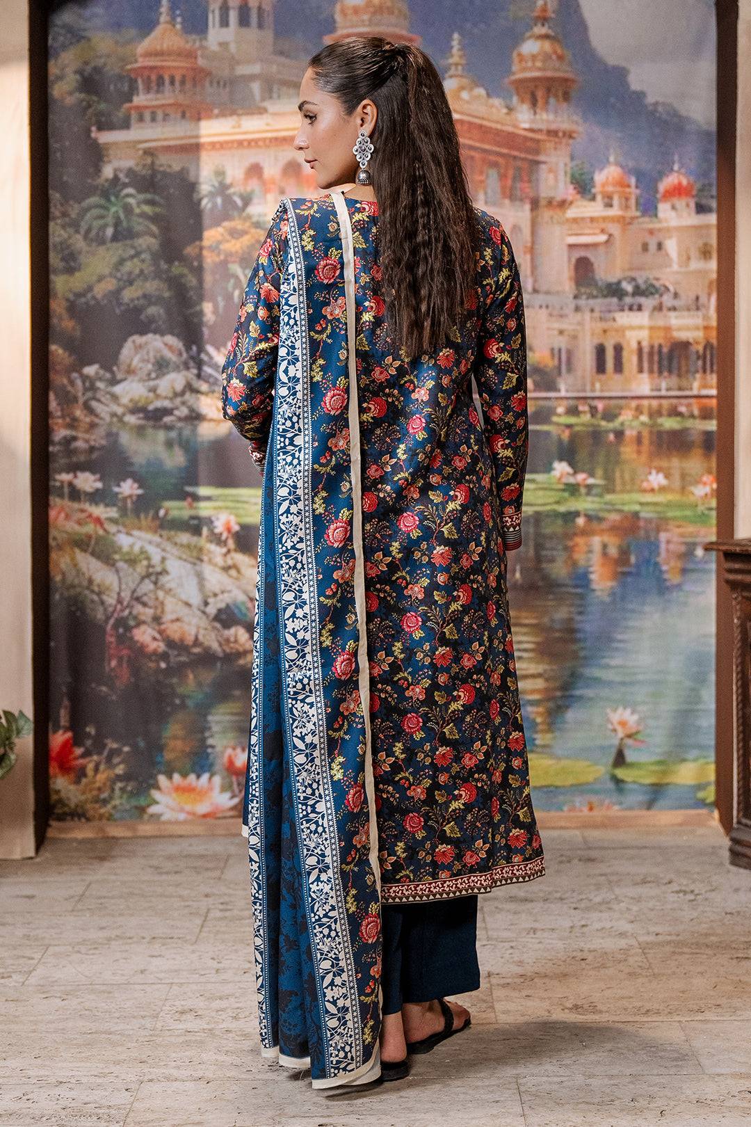 Zellbury | Unstitched 3 Piece Cotail | Shirt Shalwar Dupatta - 0470 by Maria Faisal - Registered Vendor of : Zellbury Women - type : Essential Unstitched - 100% original wedding dresses