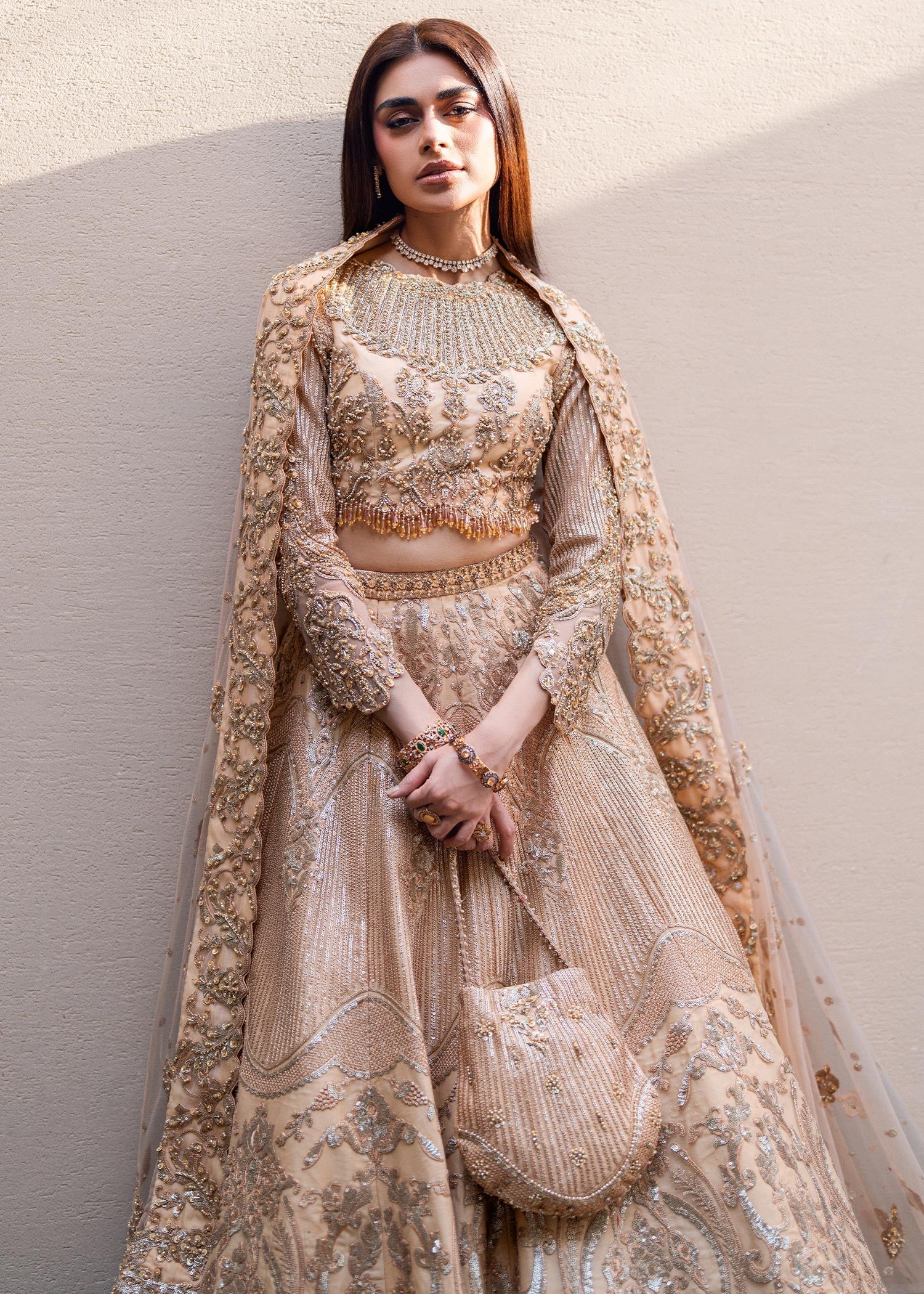 Waqas Shah | Amariage Luxury Formals | Golden Patel - Ladies Clothes - Maria Faisal