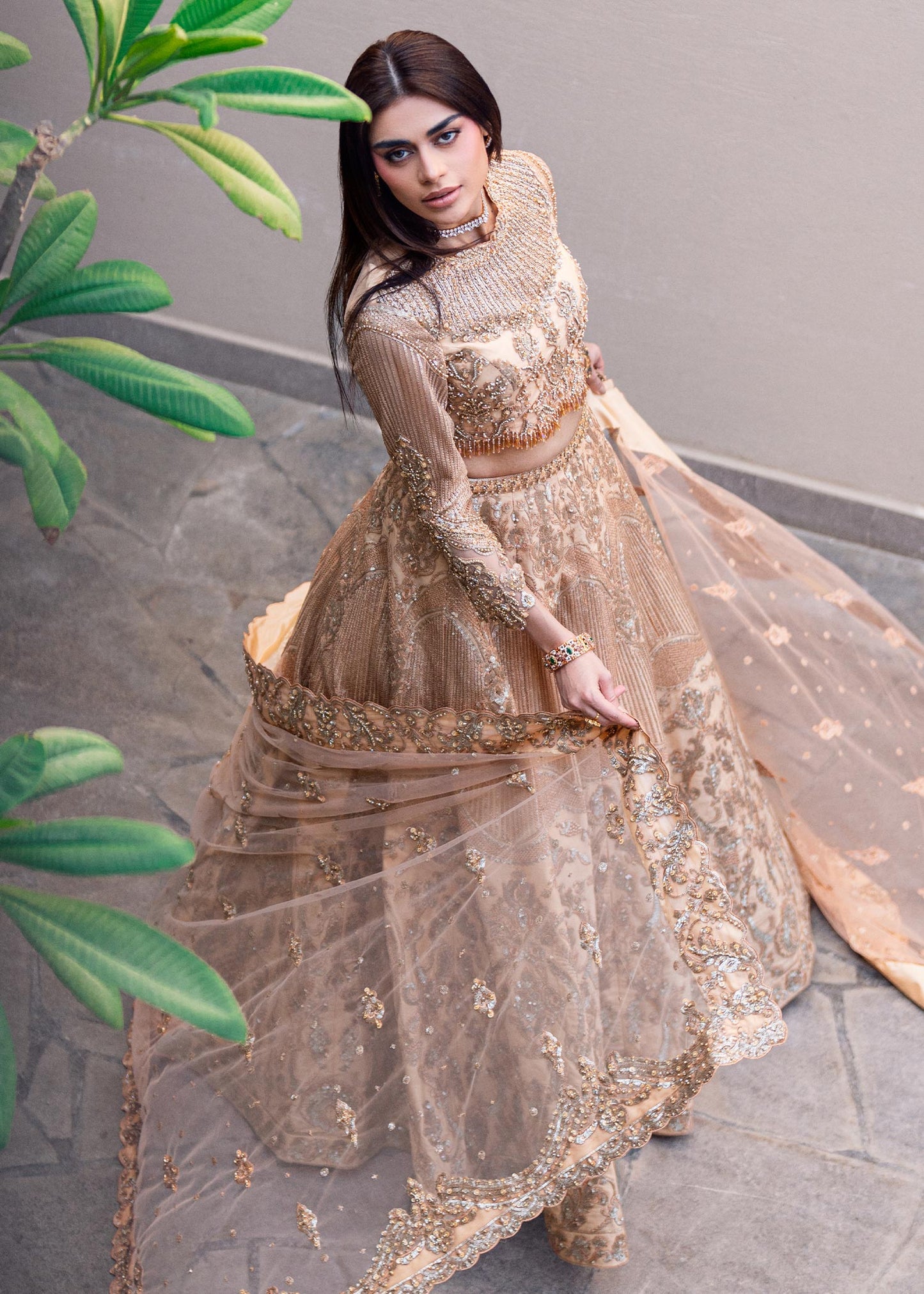 Waqas Shah | Amariage Luxury Formals | Golden Patel - Ladies Clothes - Maria Faisal
