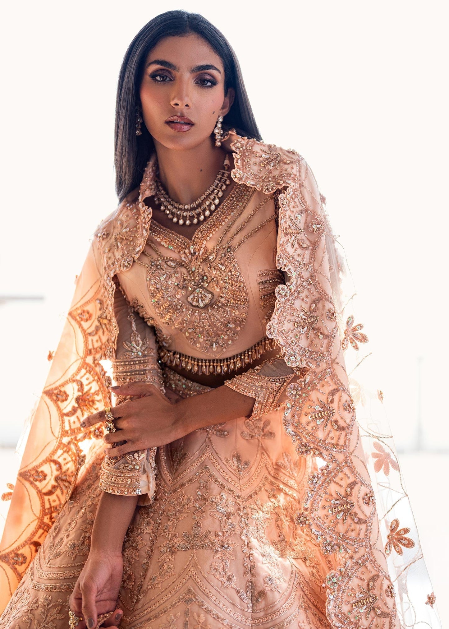 Waqas Shah | Amariage Luxury Formals | Coral Bliss - Ladies Clothes - Maria Faisal