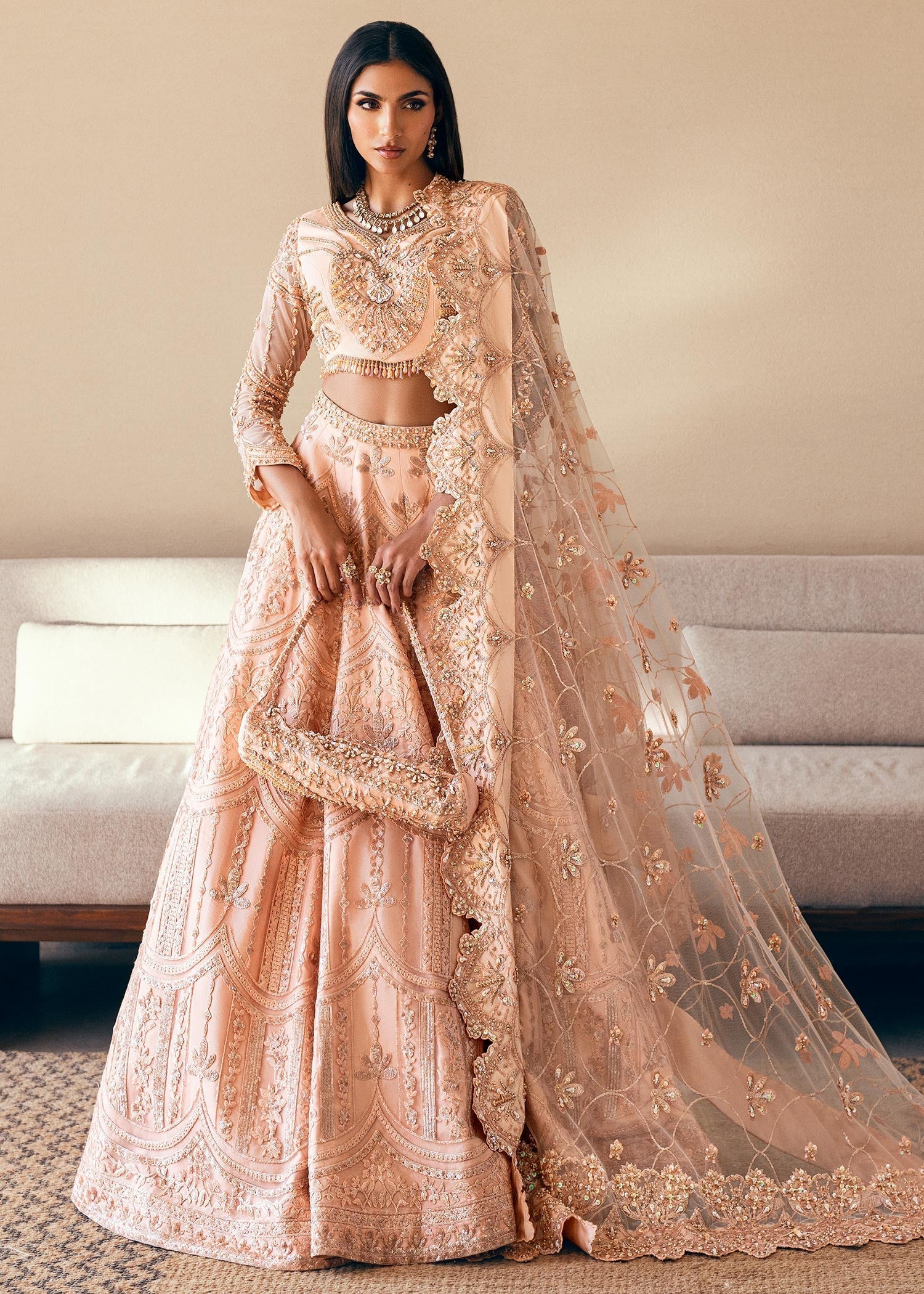 Waqas Shah | Amariage Luxury Formals | Coral Bliss - Ladies Clothes - Maria Faisal