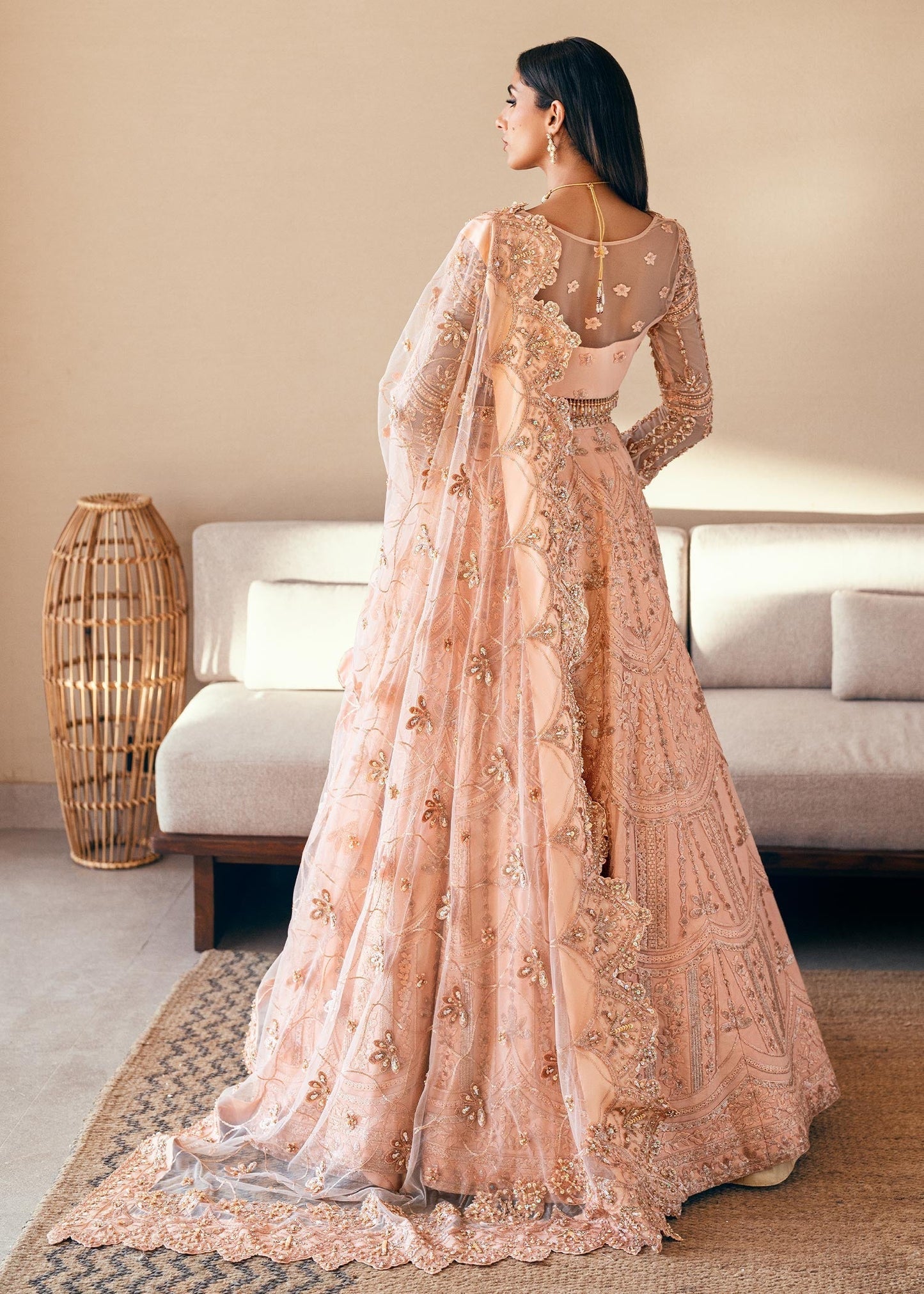 Waqas Shah | Amariage Luxury Formals | Coral Bliss - Ladies Clothes - Maria Faisal