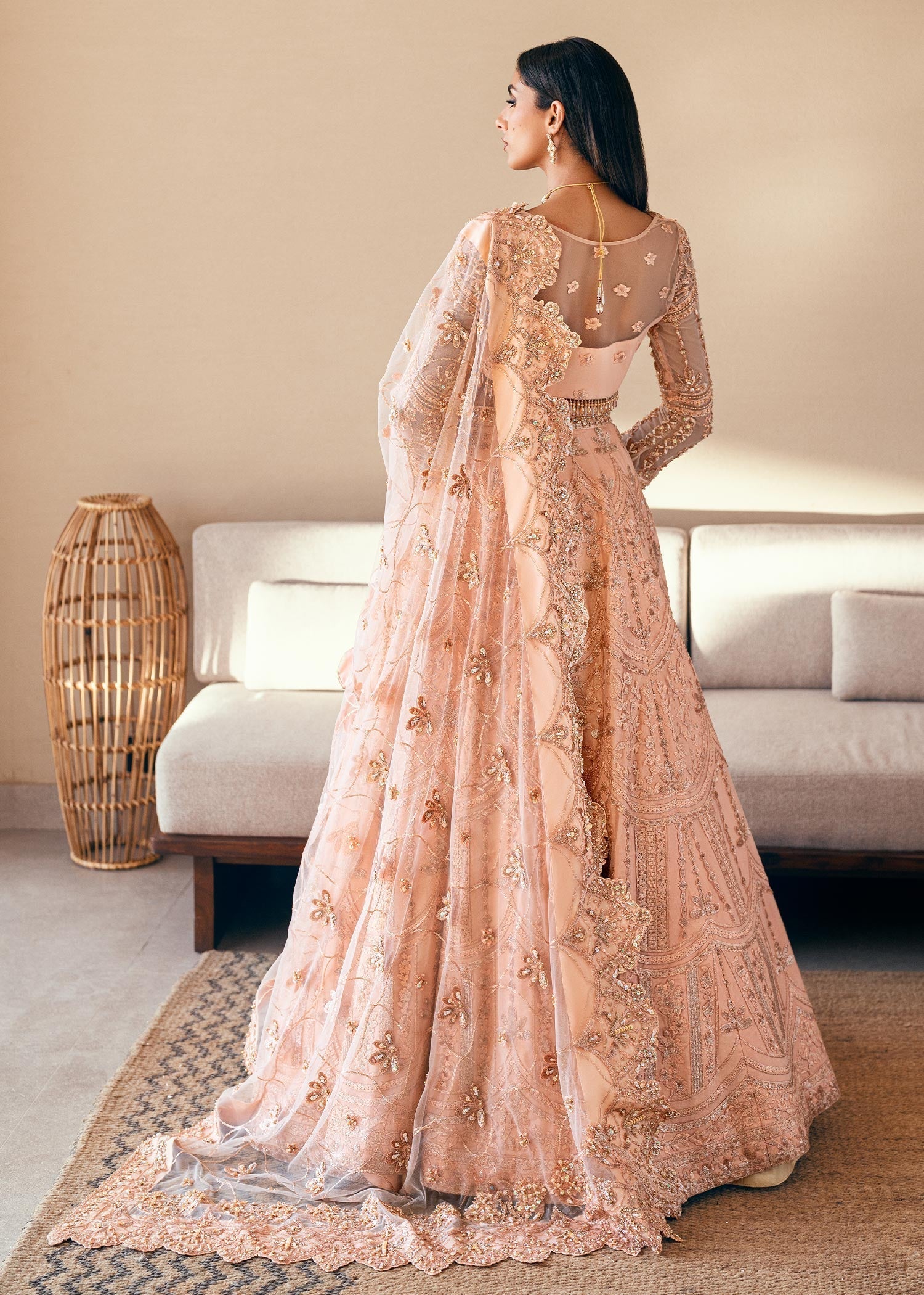 Waqas Shah | Amariage Luxury Formals | Coral Bliss - Ladies Clothes - Maria Faisal