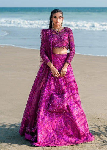 Waqas Shah | Amariage Luxury Formals | Lyric - Designer Dress with Intricate embroidery and embellishments. Shop elegent wedding dress at Maria Faisal.