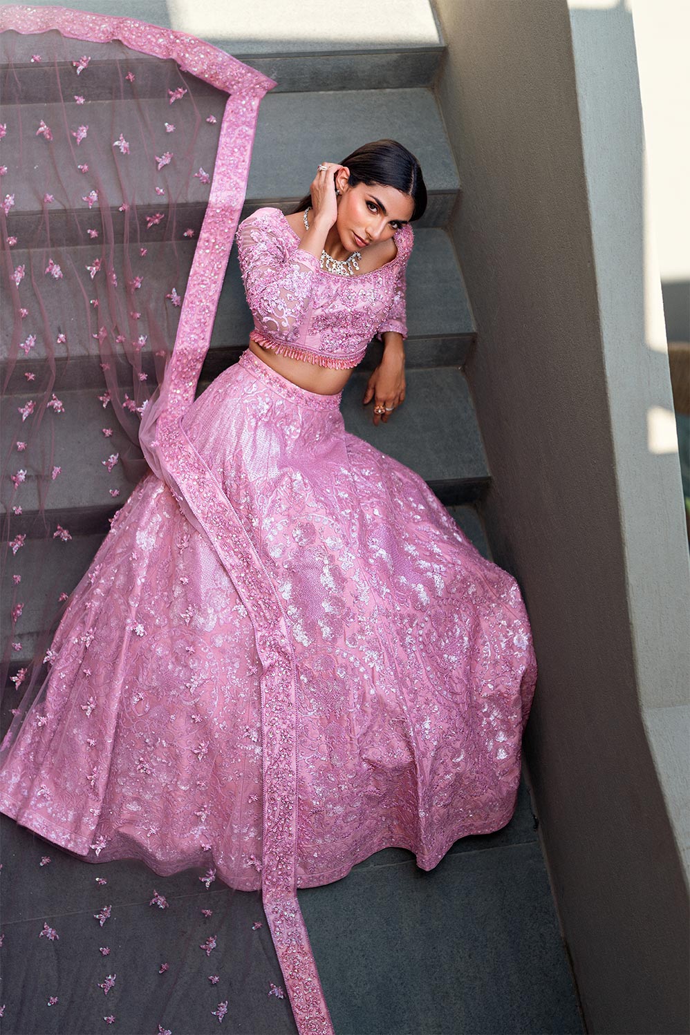 Waqas Shah | Amariage Luxury Formals | Crystal Blush - Ladies Clothes - Maria Faisal