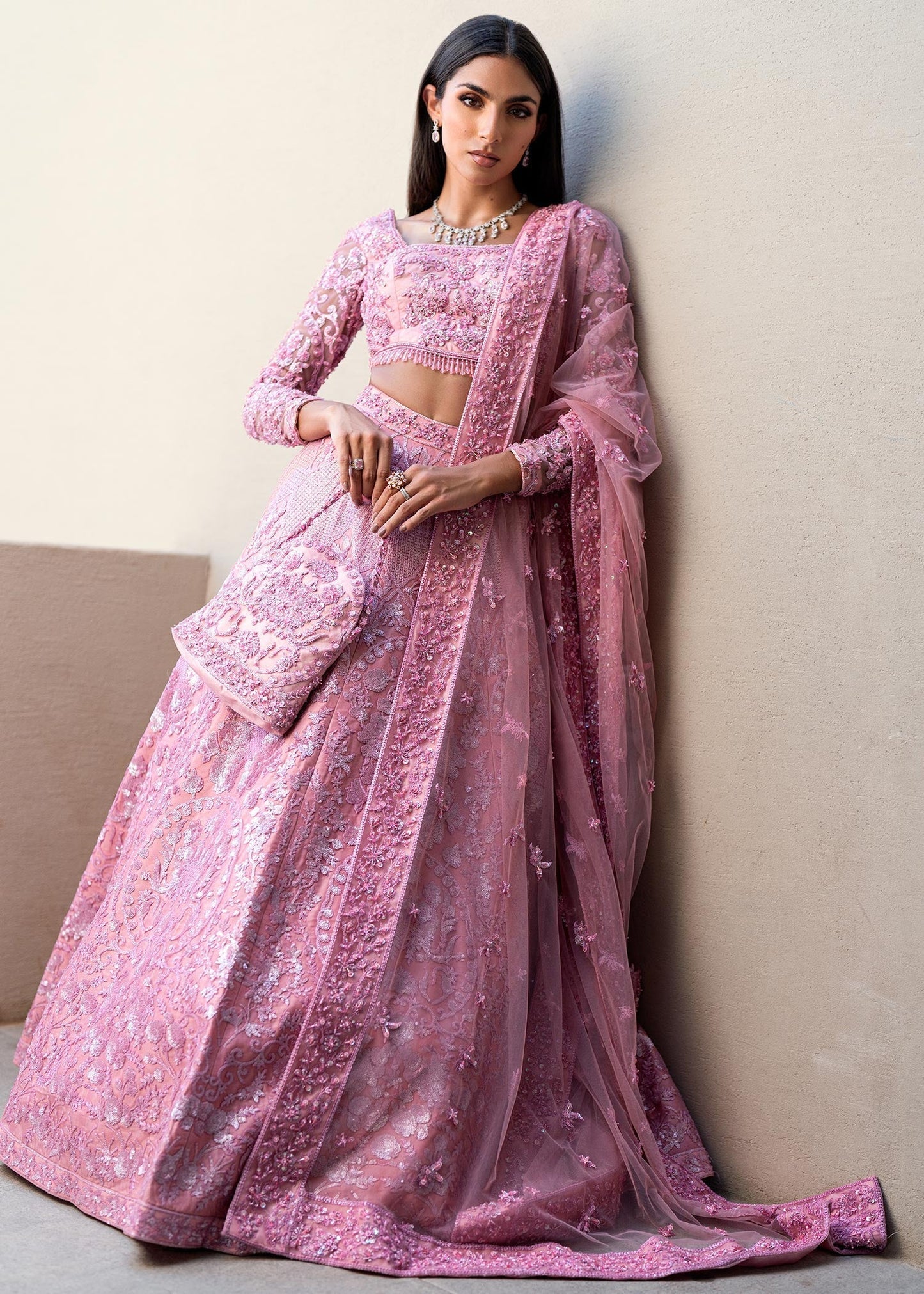 Waqas Shah | Amariage Luxury Formals | Crystal Blush - Ladies Clothes - Maria Faisal