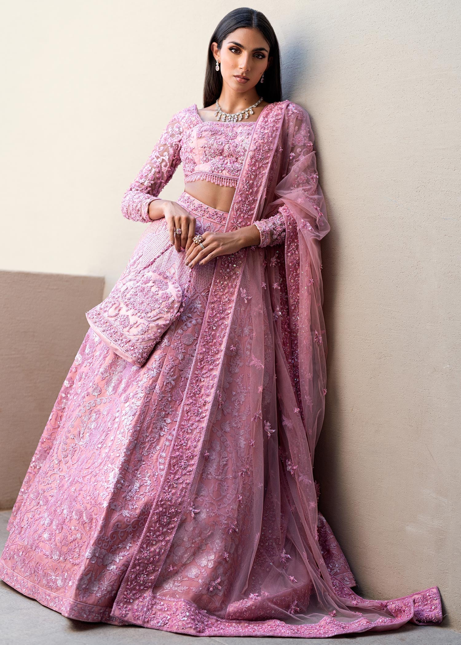 Waqas Shah | Amariage Luxury Formals | Crystal Blush - Ladies Clothes - Maria Faisal