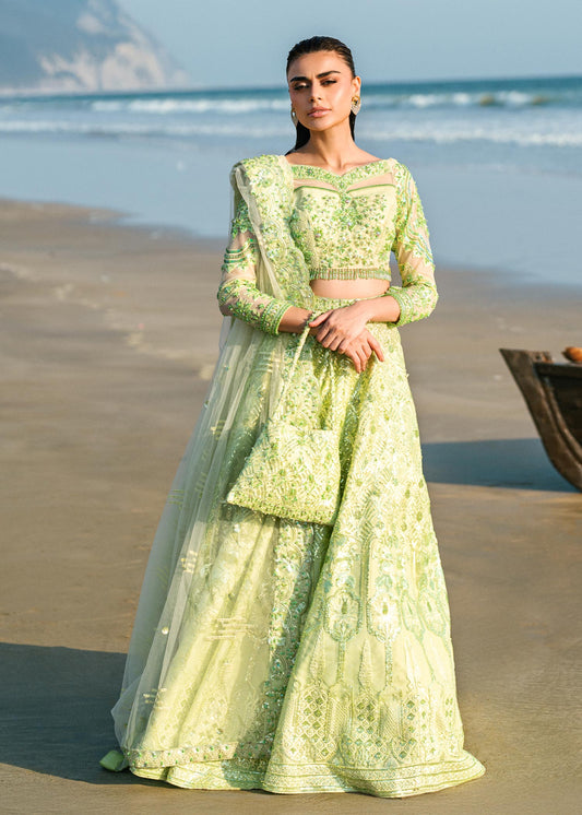 Waqas Shah | Amariage Luxury Formals | Mint Bloom - Ladies Clothes - Maria Faisal