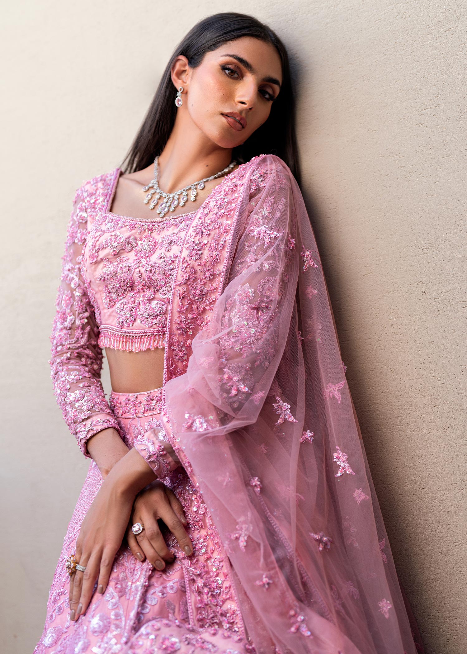 Waqas Shah | Amariage Luxury Formals | Crystal Blush - Ladies Clothes - Maria Faisal