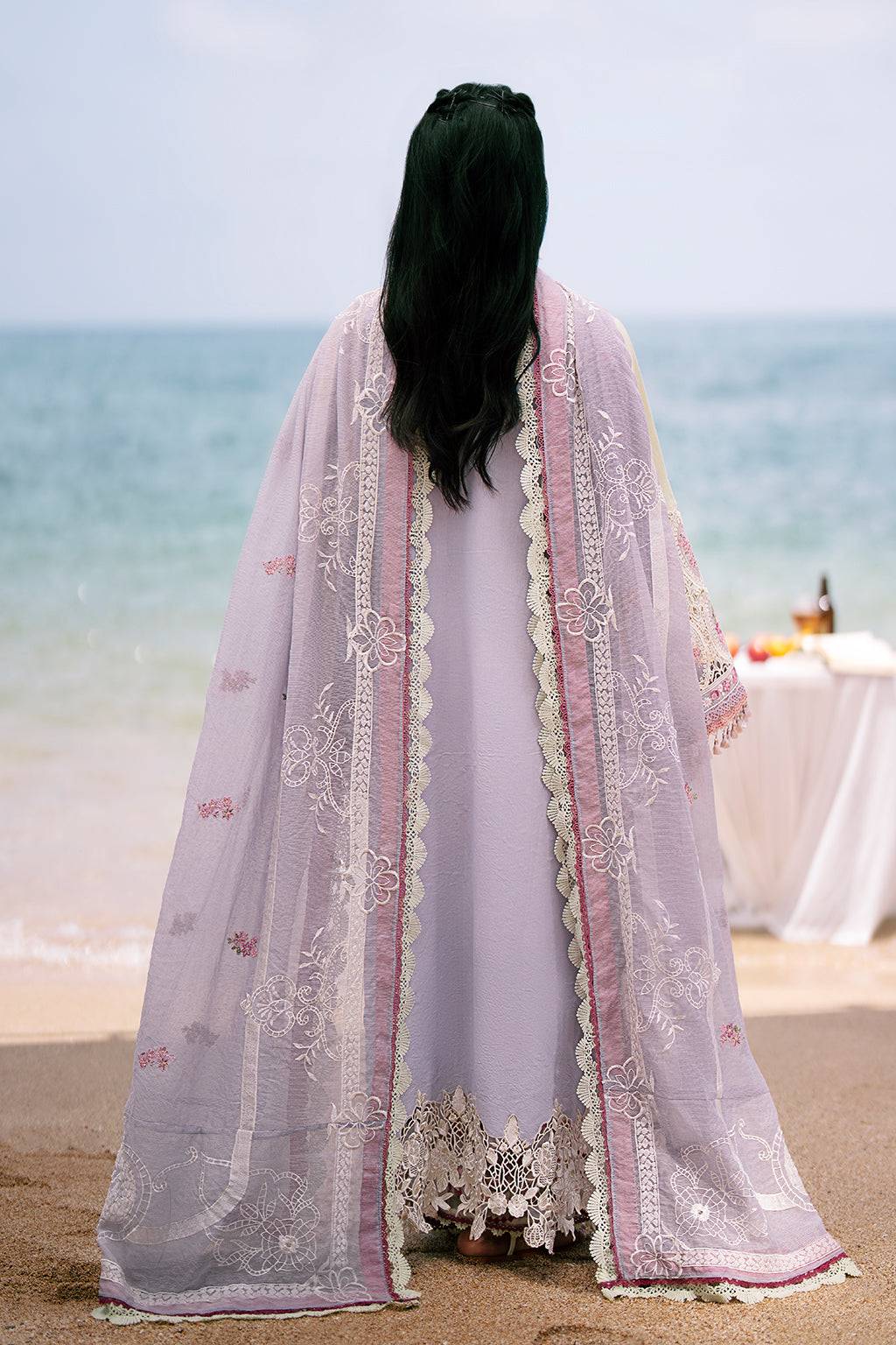 AJR Couture | Dastan Luxury Lawn 25 | Wave by Maria Faisal - Registered Vendor of : AJR Couture - type : Ladies Clothes - 100% original wedding dresses