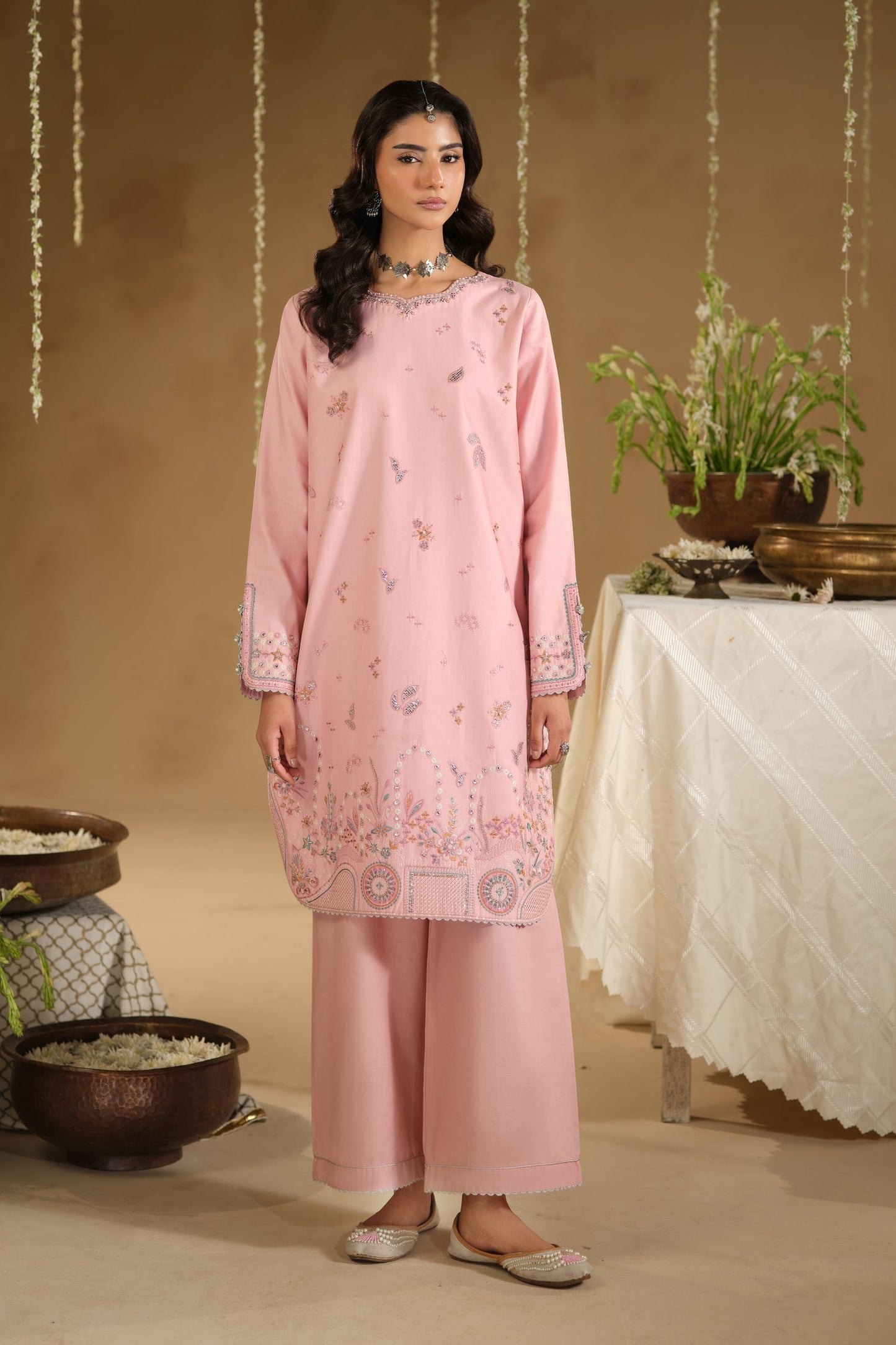 Naqshi | Festive Eid 26 | Dana - Luxury Dress - available at Maria Faisal in UK and USA.