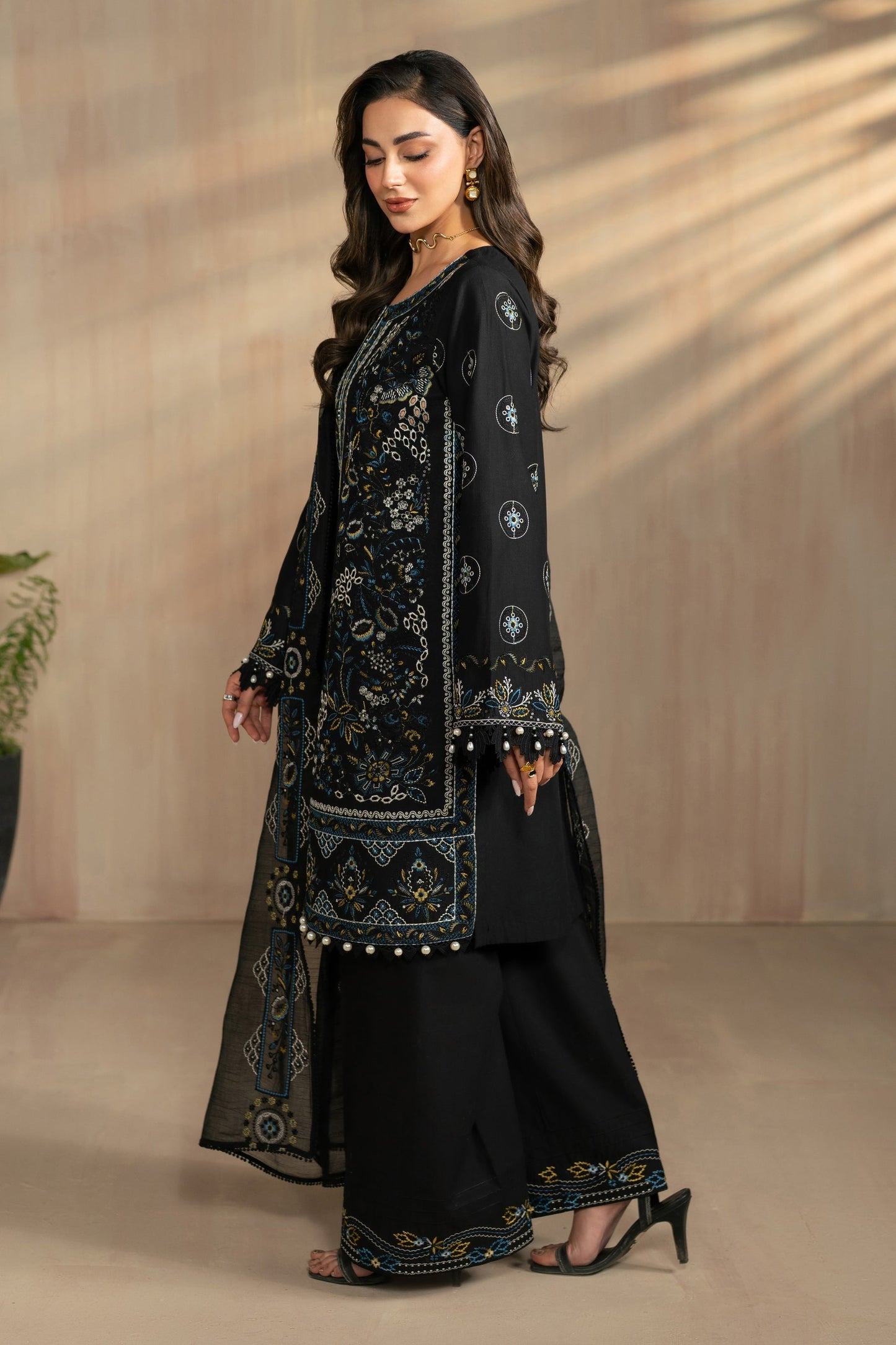 Naqshi | Festive Eid 26 | Hazeem - Luxury Dress - available at Maria Faisal in UK and USA.