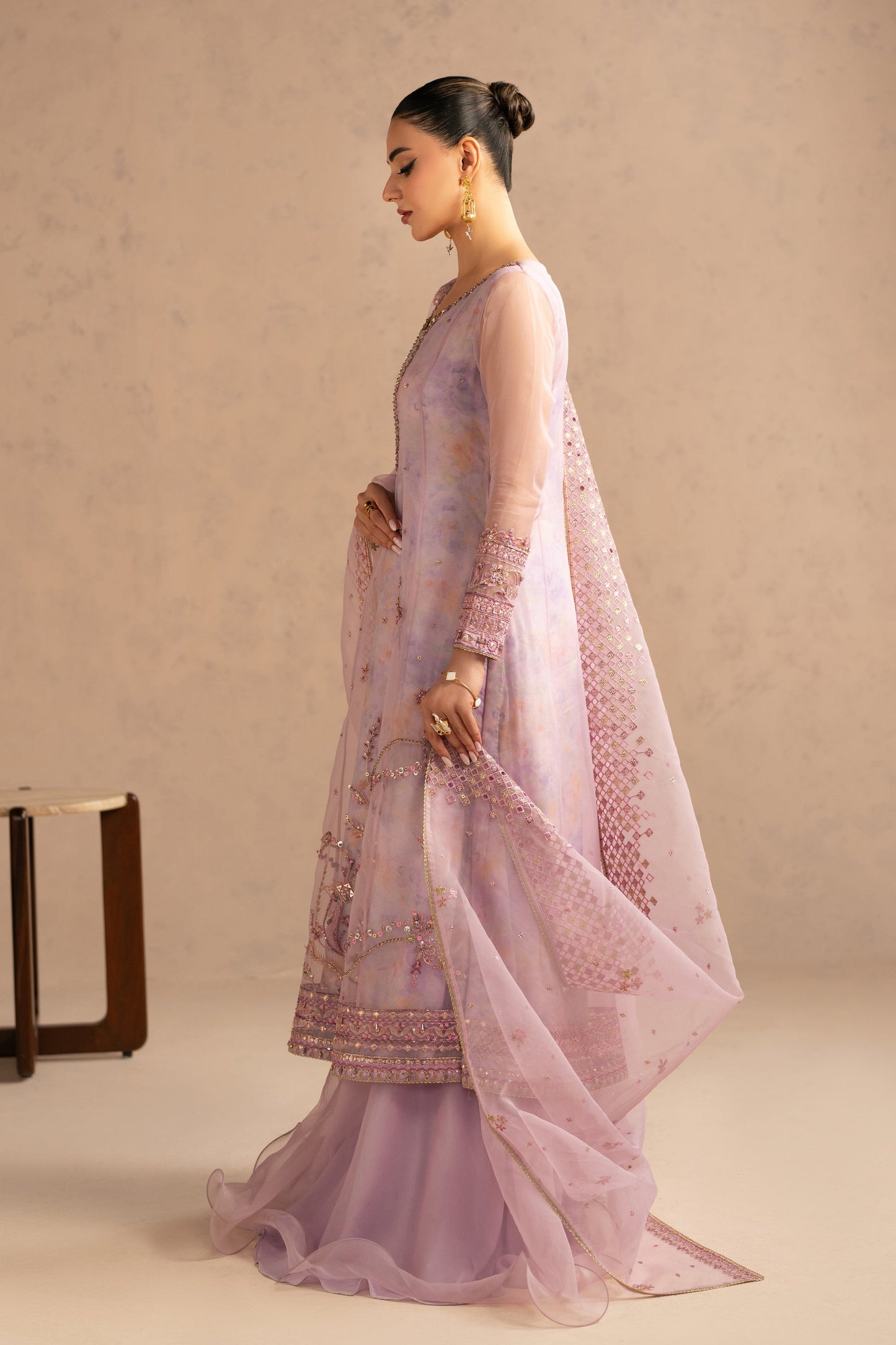 Naqshi | Festive Eid 26 | Akeza - Luxury Dress - available at Maria Faisal in UK and USA.