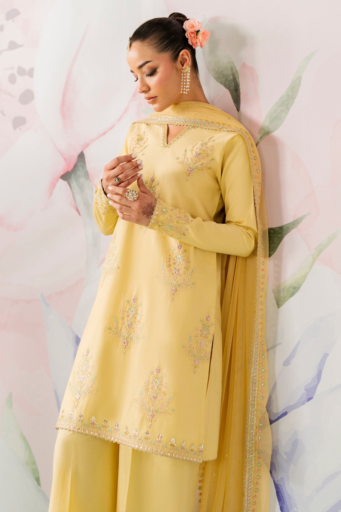 Naqshi | Festive Eid 26 | Pariya - Luxury Dress - available at Maria Faisal in UK and USA.