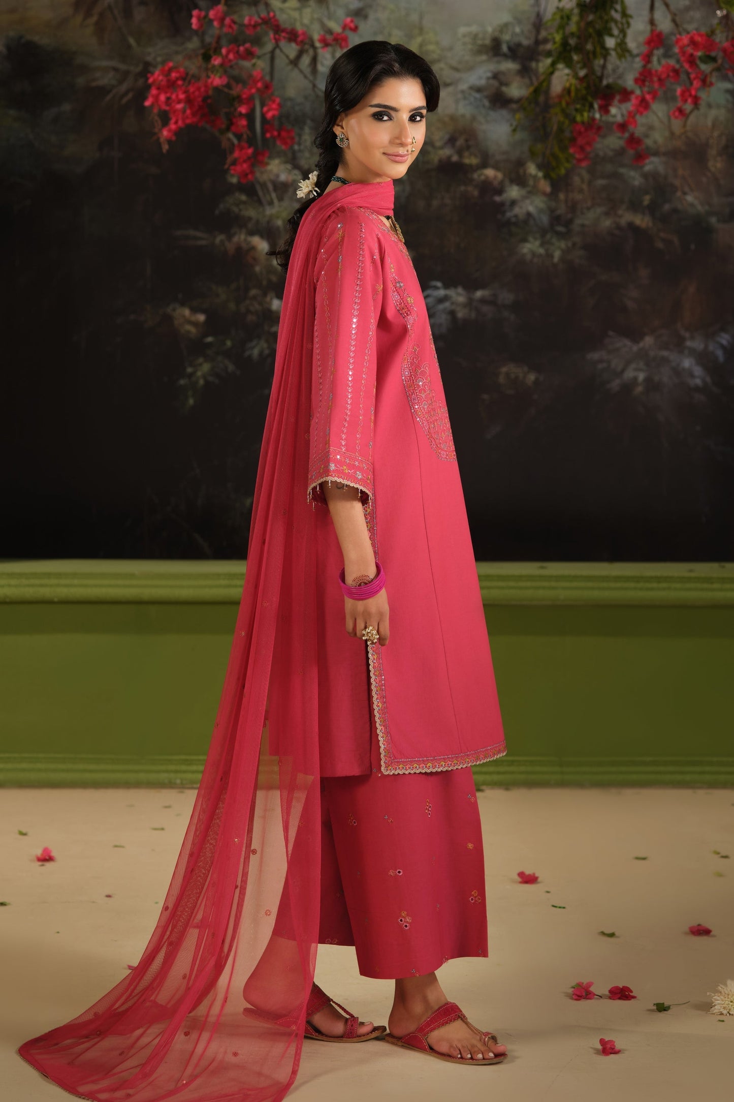 Naqshi | Festive Eid 26 | Kinara - Luxury Dress - available at Maria Faisal in UK and USA.