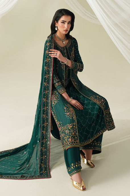 Naqshi | Mehrnaz Formals | Zayrah - Formal Dress - available at Maria Faisal in UK and USA.