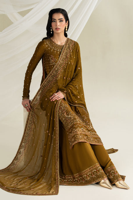 Naqshi | Mehrnaz Formals | Amema - Formal Dress - available at Maria Faisal in UK and USA.