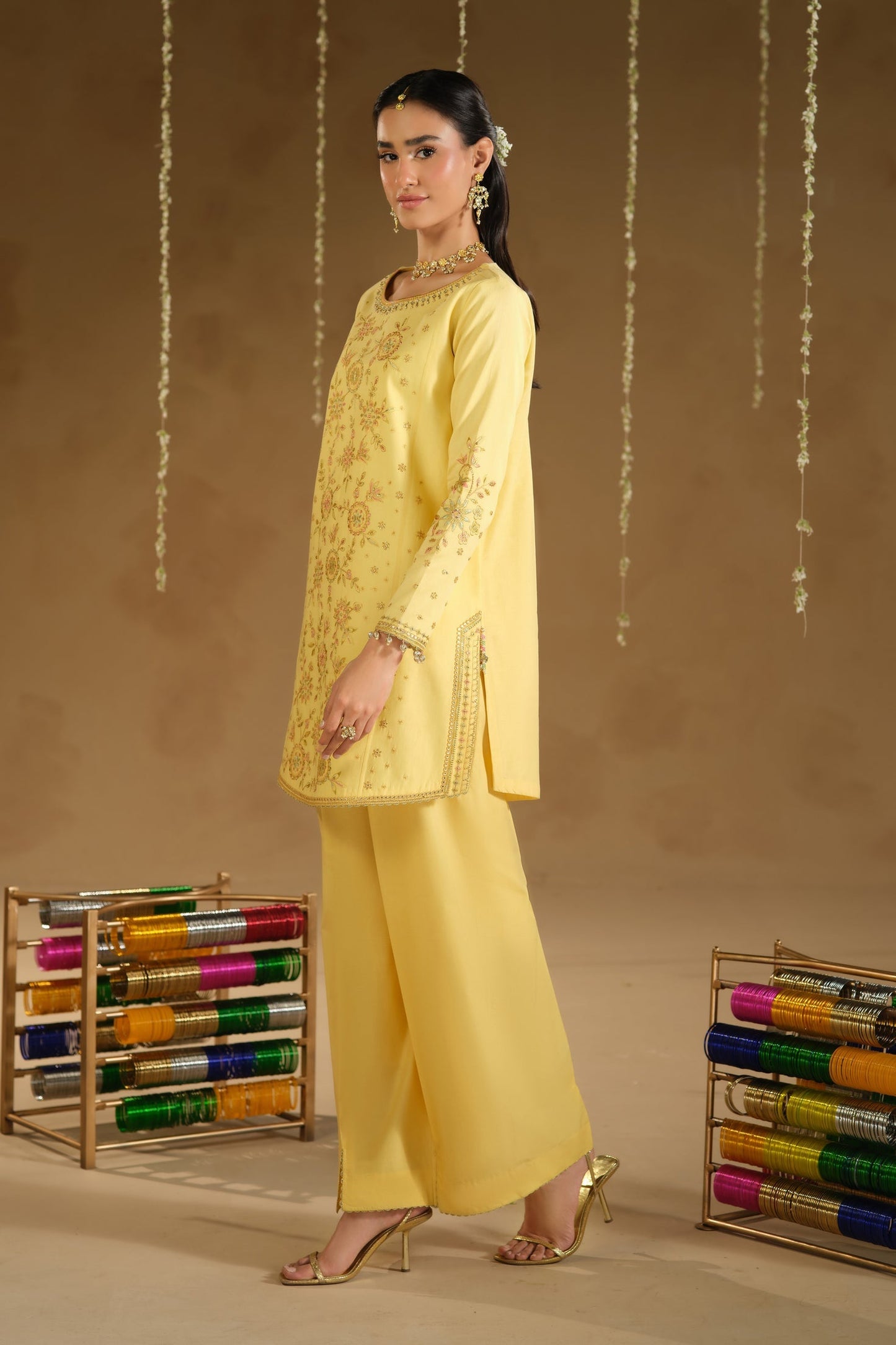 Naqshi | Festive Eid 26 | Aahal - Luxury Dress - available at Maria Faisal in UK and USA.