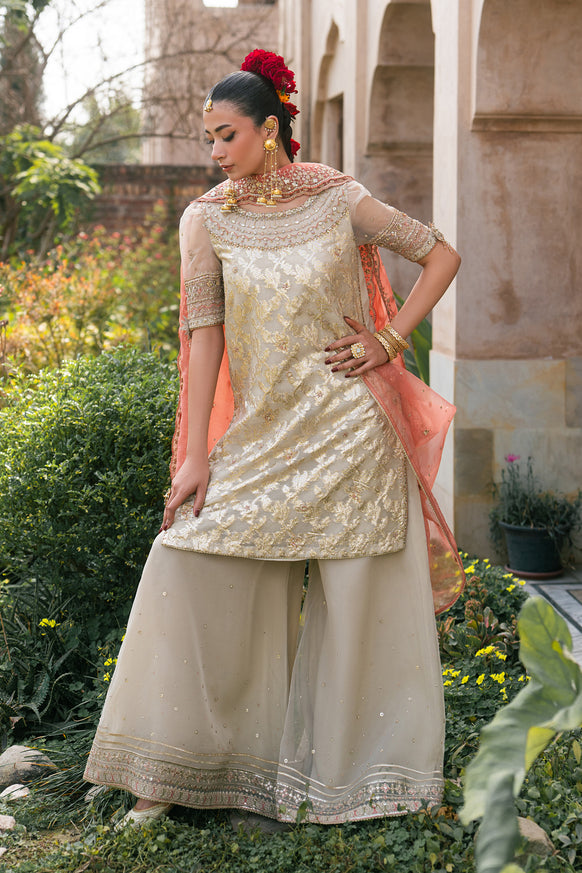Naqshi | Tabeer Festive Dresses | Ablaaj - Formal Dress - available at Maria Faisal in UK and USA.