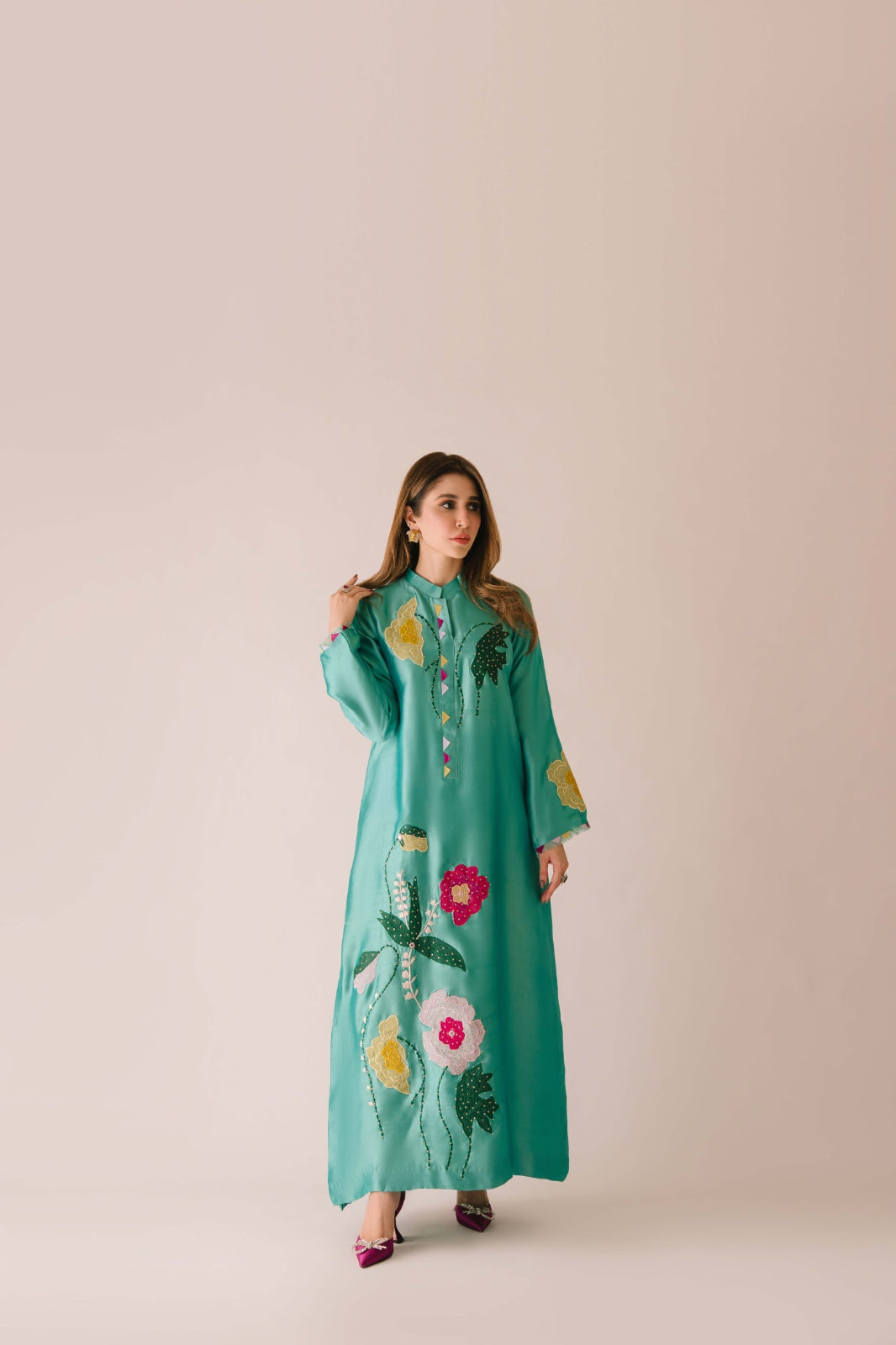 Sammy K | Aadat Festive Edition | Green Goddess - Ladies Clothes - Maria Faisal