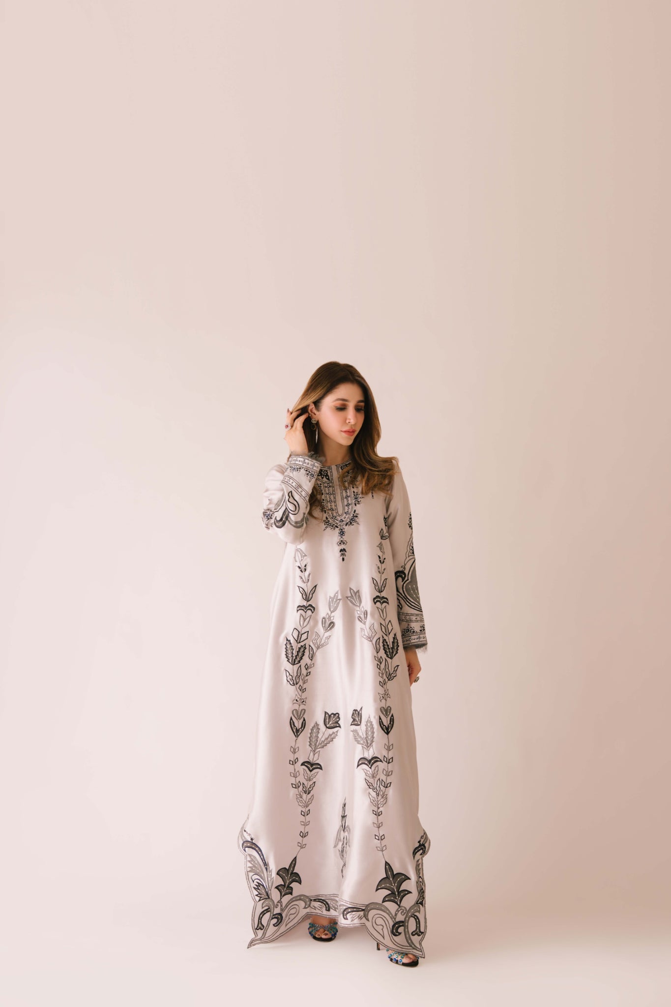 Sammy K | Aadat Festive Edition |Sea Holly - Ladies Clothes - Maria Faisal