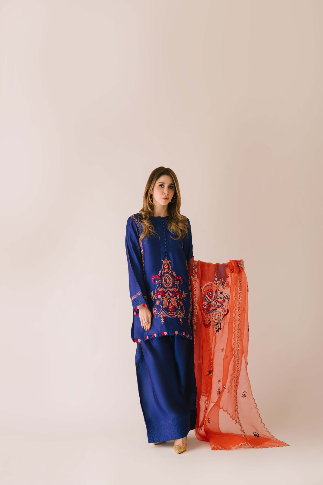 Sammy K | Aadat Festive Edition | Corn Flower - Ladies Clothes - Maria Faisal