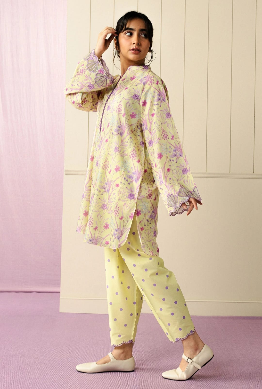 Zara Shahjahan | Love Coco and Friends | Thread Vibes - Casual Dress - available at Maria Faisal in UK and USA.